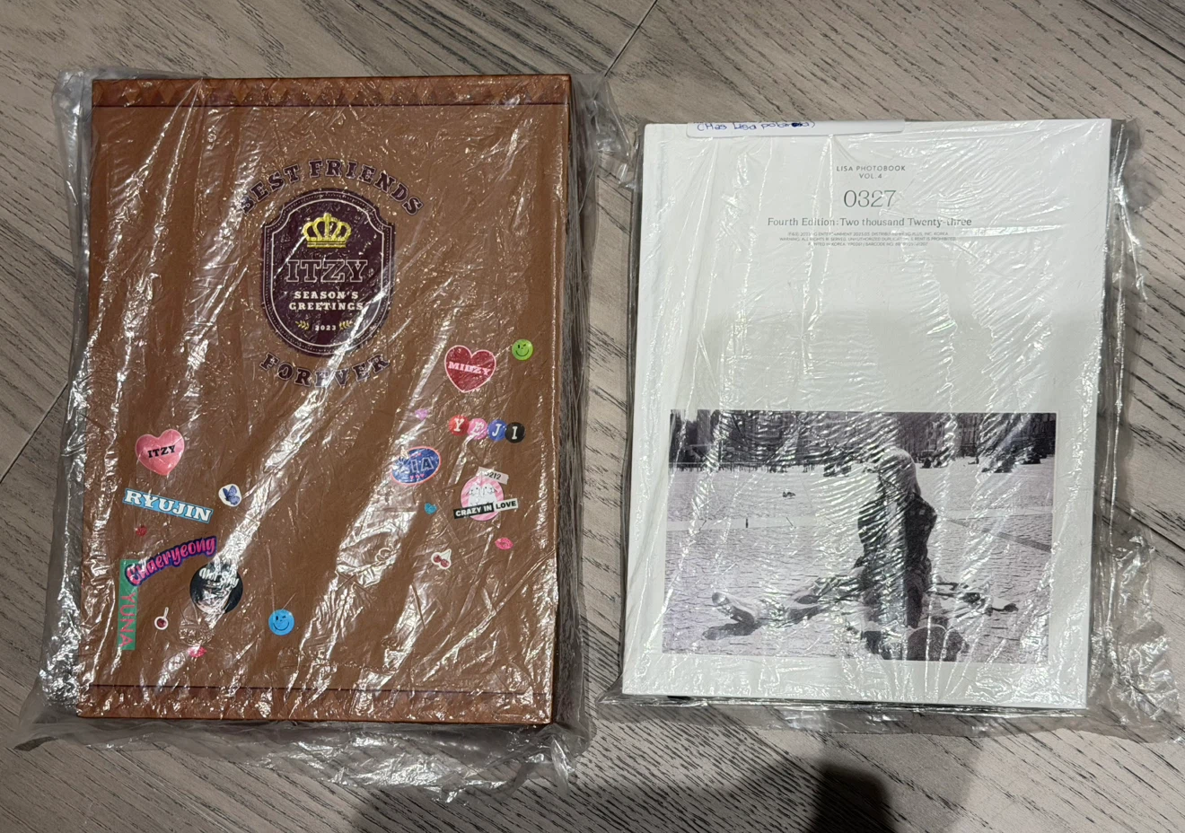 ITZY Season's Greetings 2023 & LISA Photobook (2 for $80)