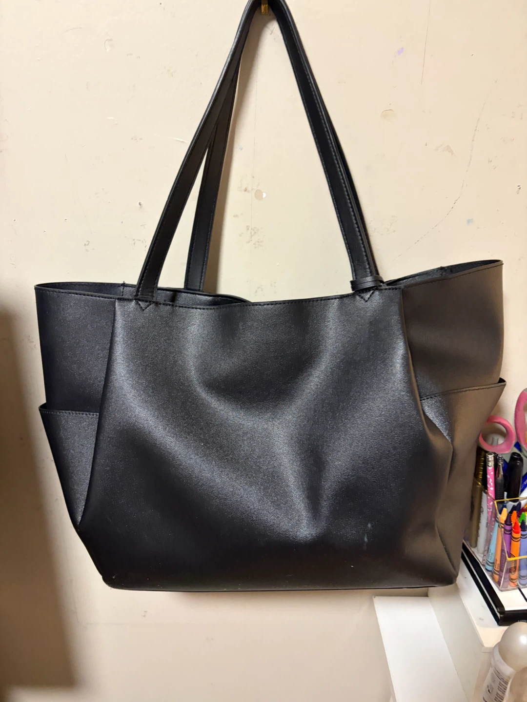 Ardene Faux Leather Tote Bag - photo 3