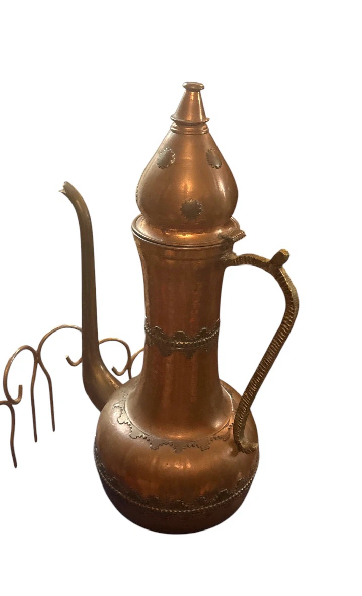 Vintage Copper Coffee Pot 20” - photo 2