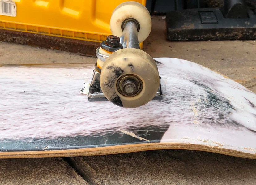 Used Skateboard Deck with Grip Tape - photo 2