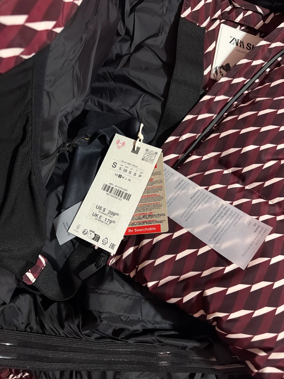 Never worn! Women's Zara Ski Puffer Jacket (S) - photo 3