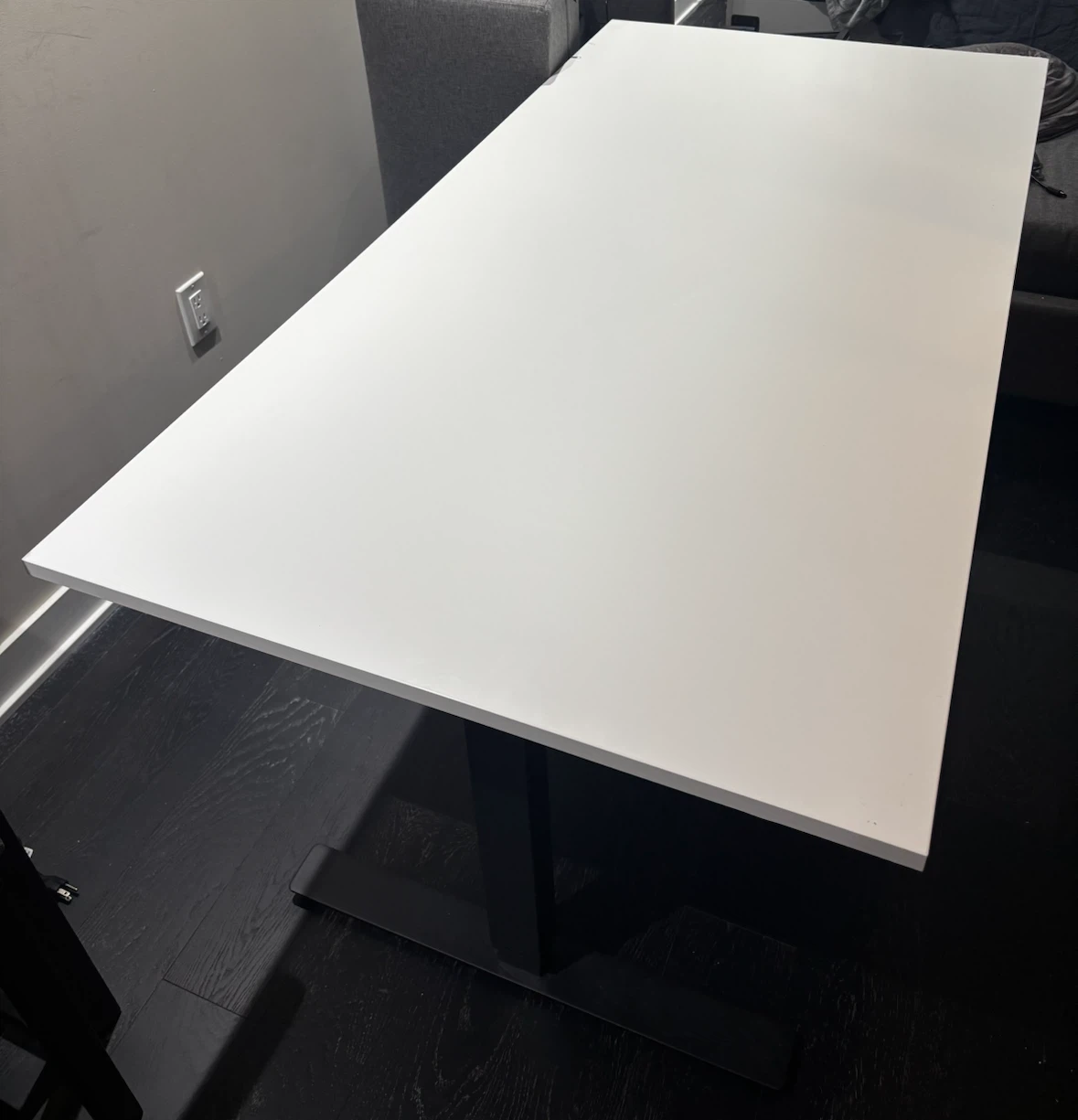 IKEA TROTTEN Standing Desk - White 120x80 cm - photo 2