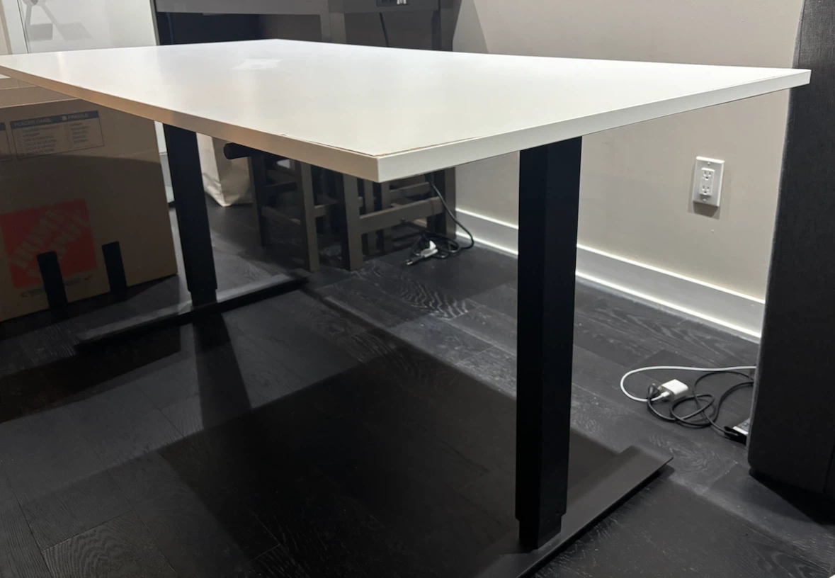 IKEA TROTTEN Standing Desk - White 120x80 cm - photo 3