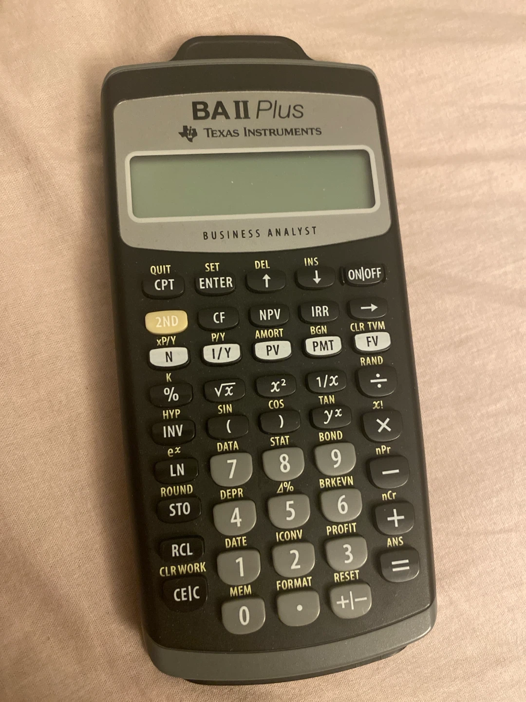Texas Instruments BA II Plus Business Analyst Calculator