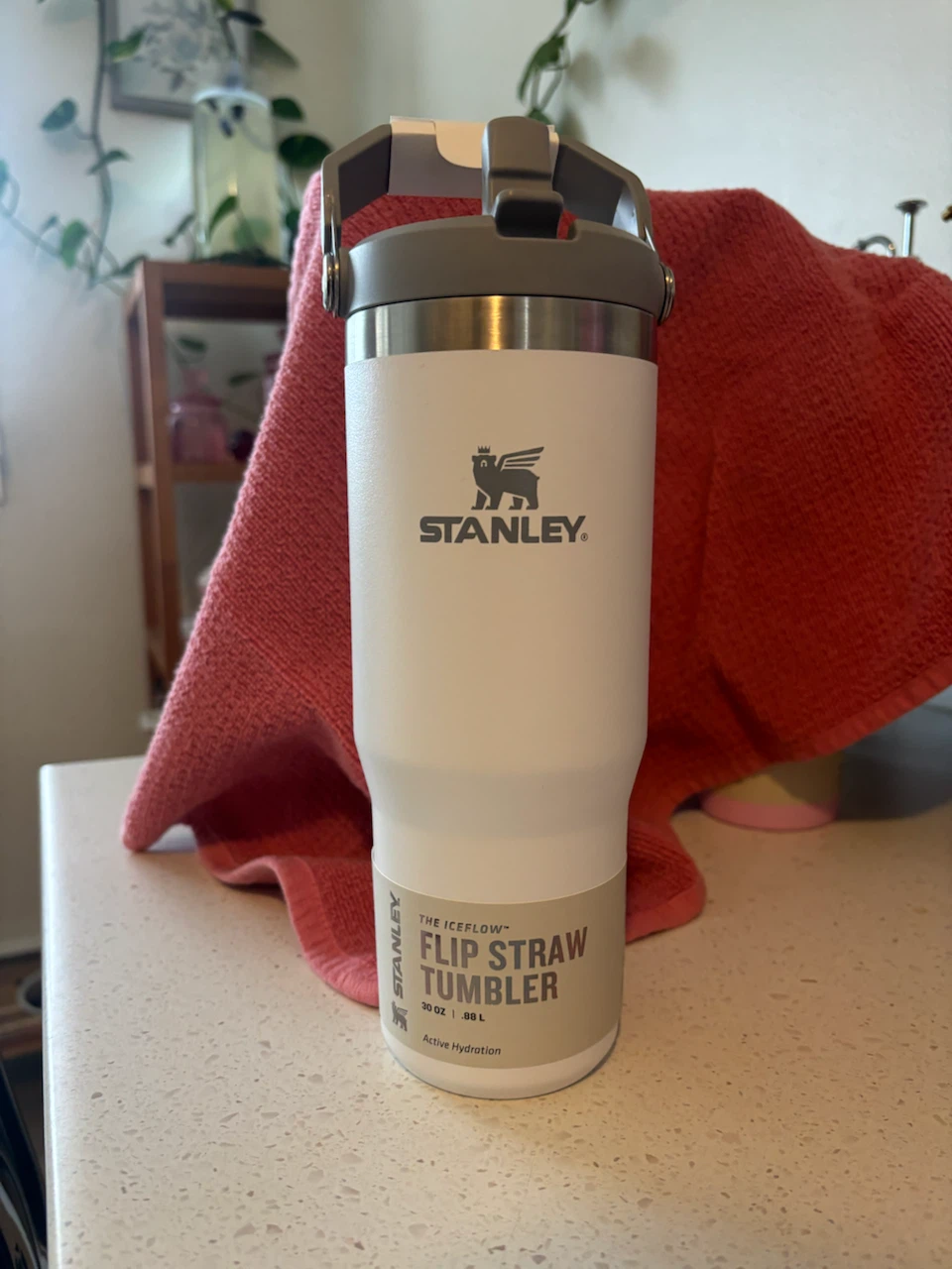 Stanley IceFlow Flip Straw Tumbler - White 30 oz