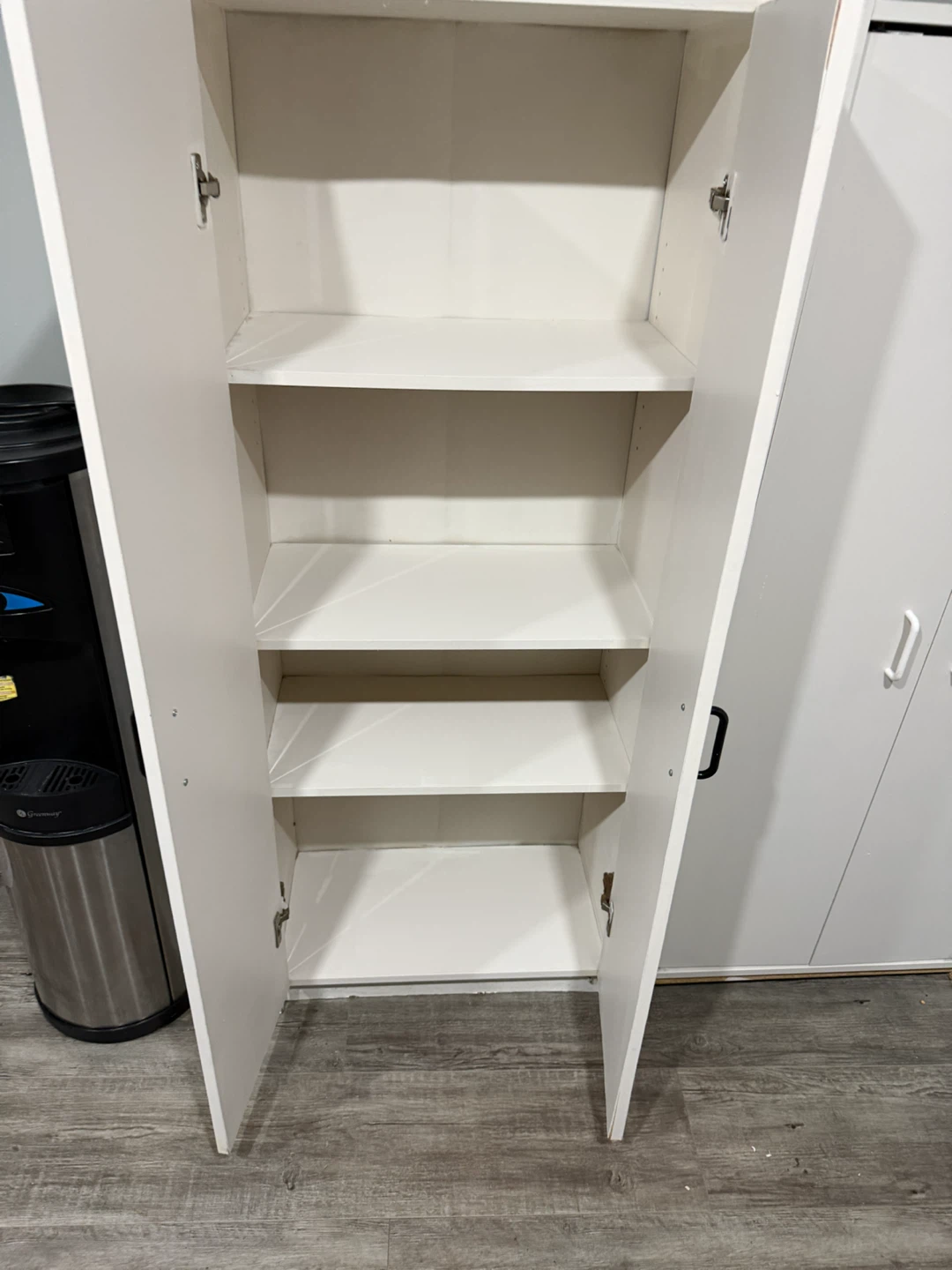 Two White Storage Cabinets - photo 4