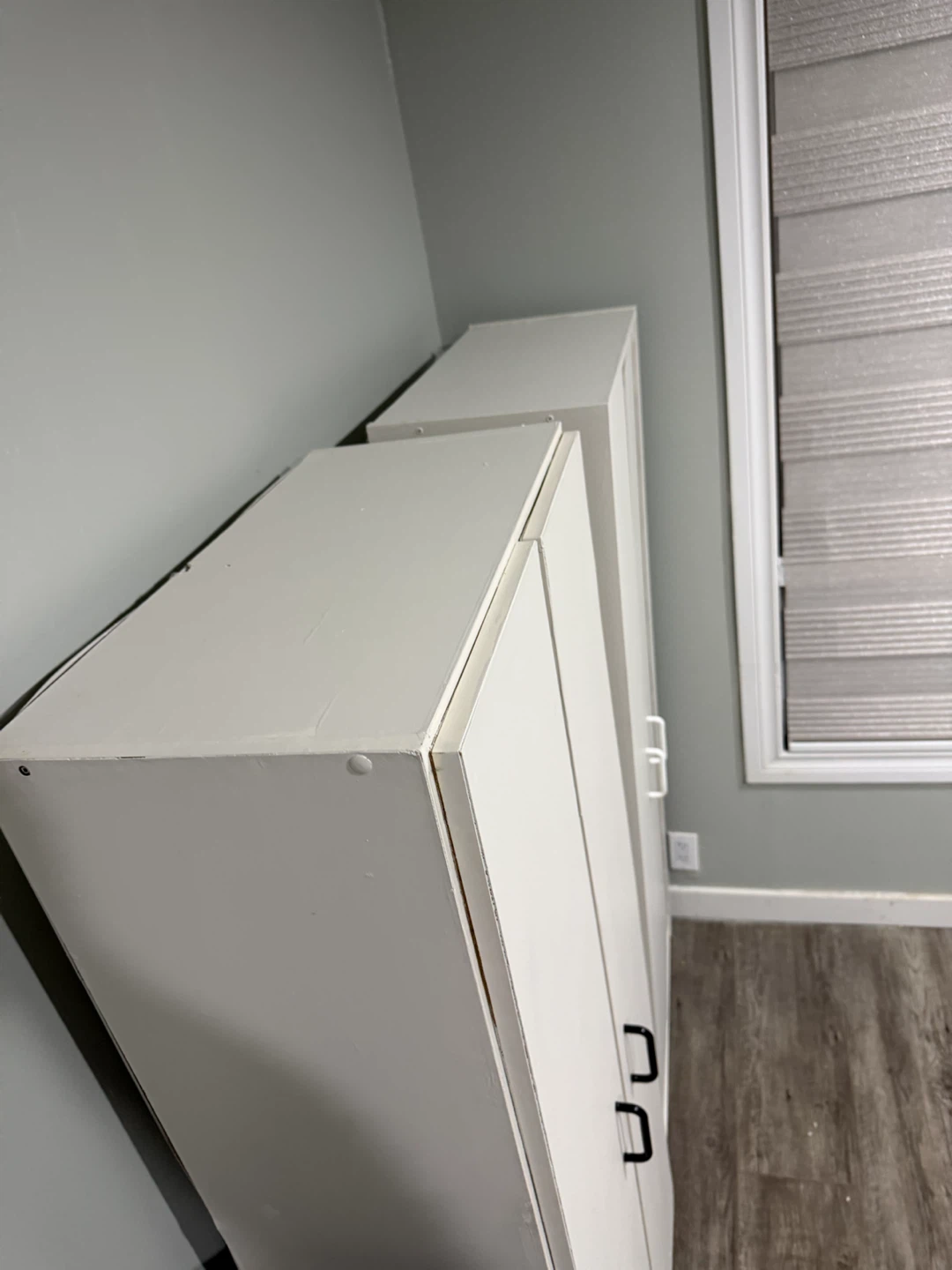 Two White Storage Cabinets - photo 5