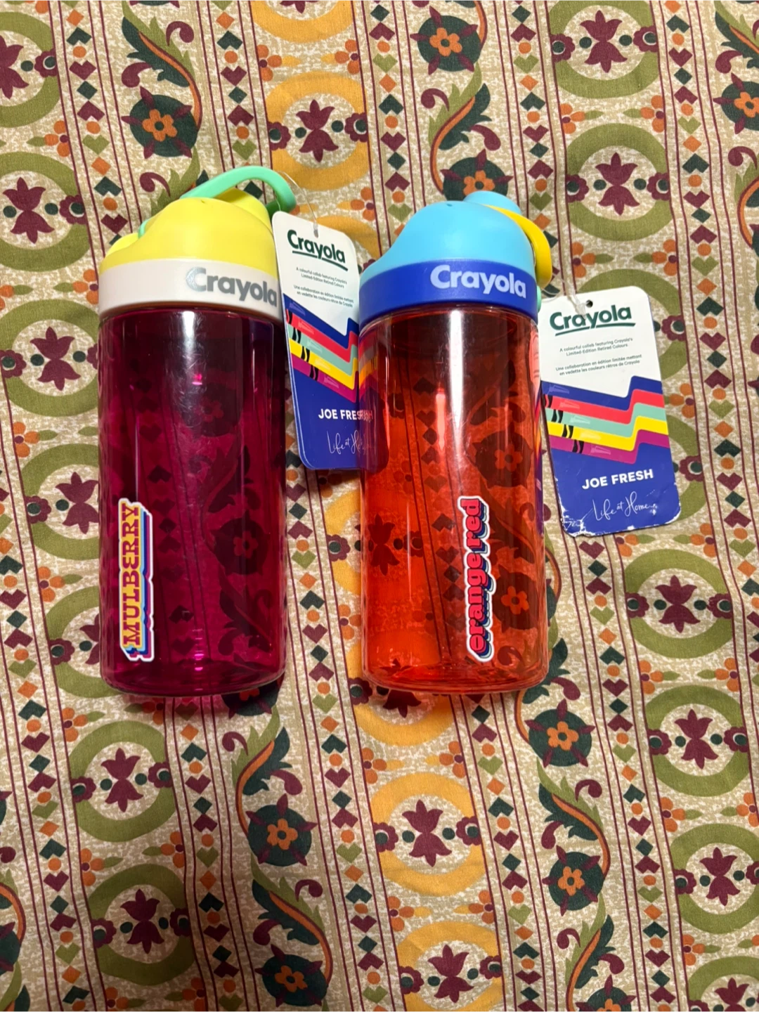Crayola x Joe Fresh Water Bottles (2 Pack)
