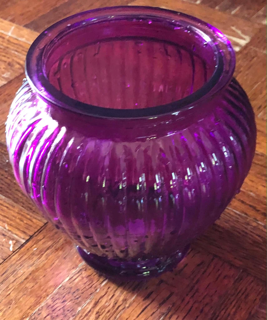 Purple Glass Vase