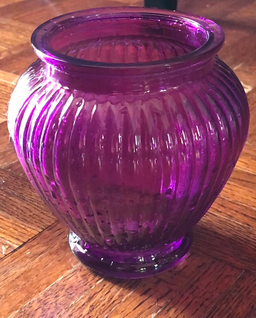 Purple Glass Vase - photo 2