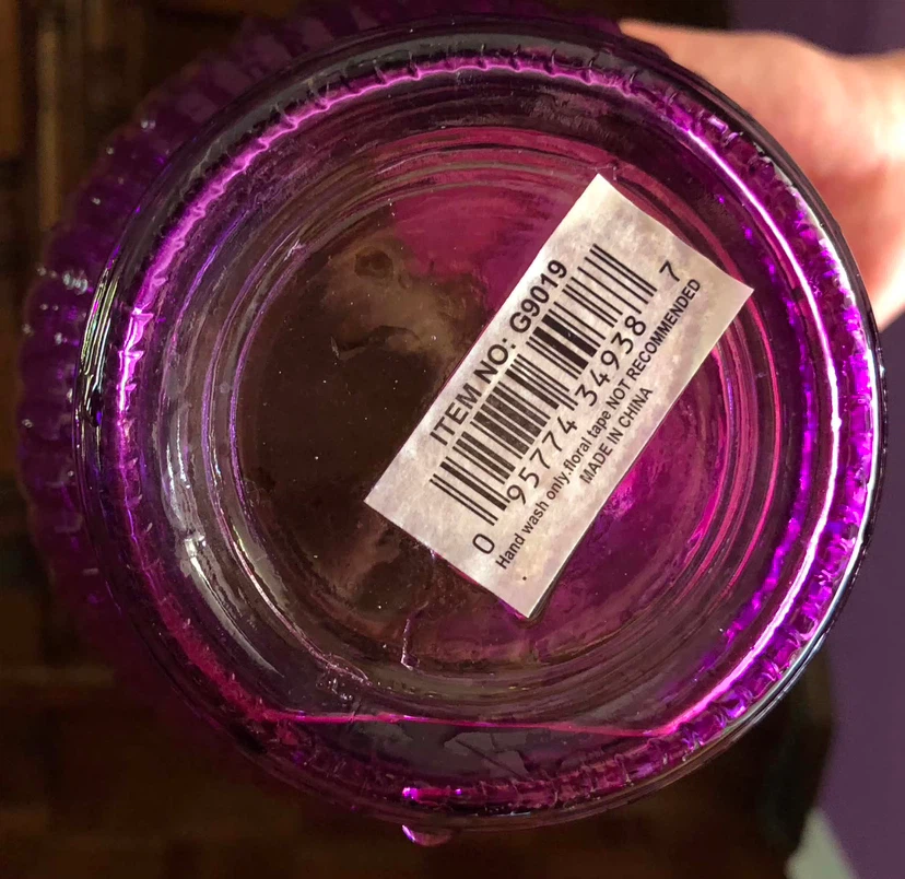 Purple Glass Vase - photo 4