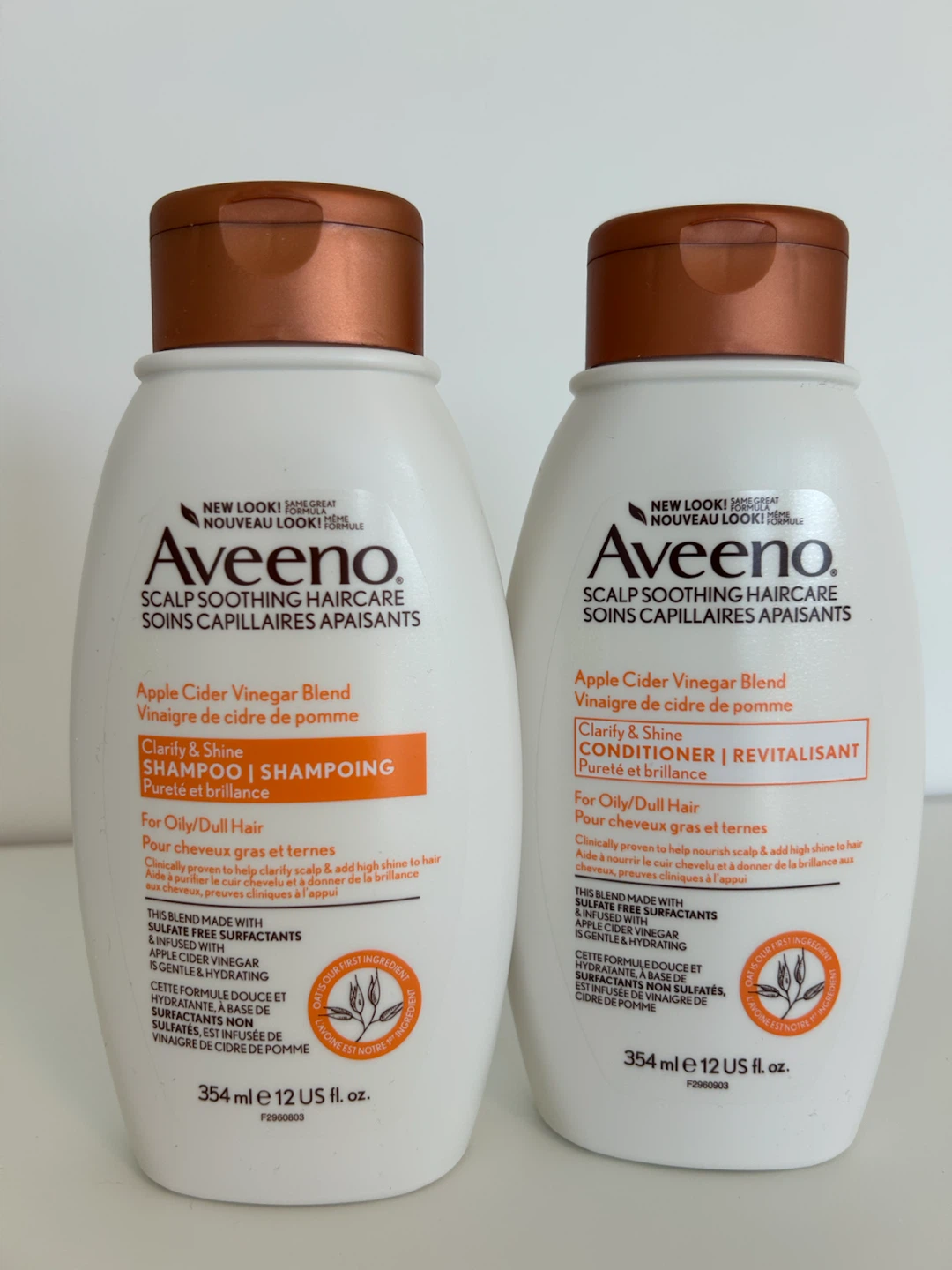 Brand New Aveeno Shampoo & Conditioner Set (Unopened)