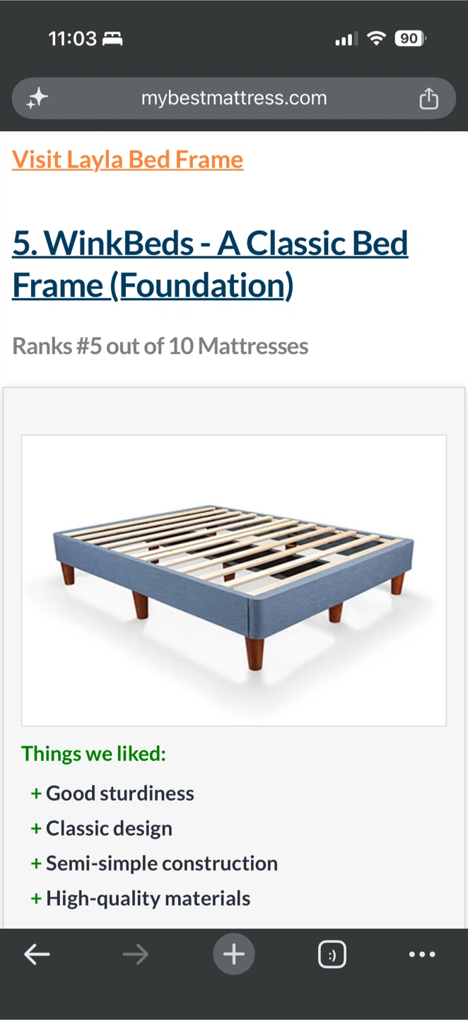 WinkBeds A Classic Bed Frame Foundation - photo 4