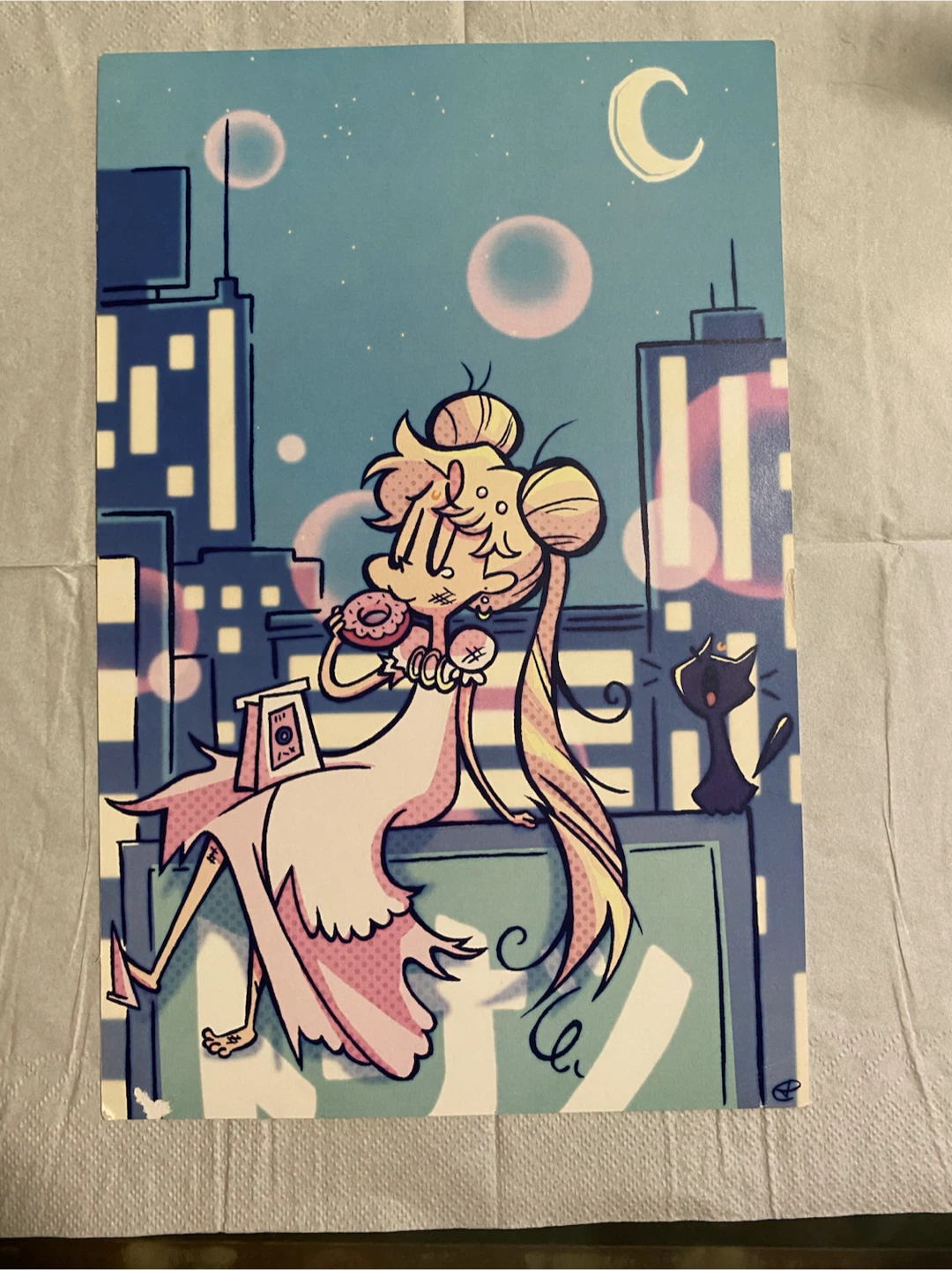 Sailor Moon Fan Art Print from Toronto Comic Book and Art Fest