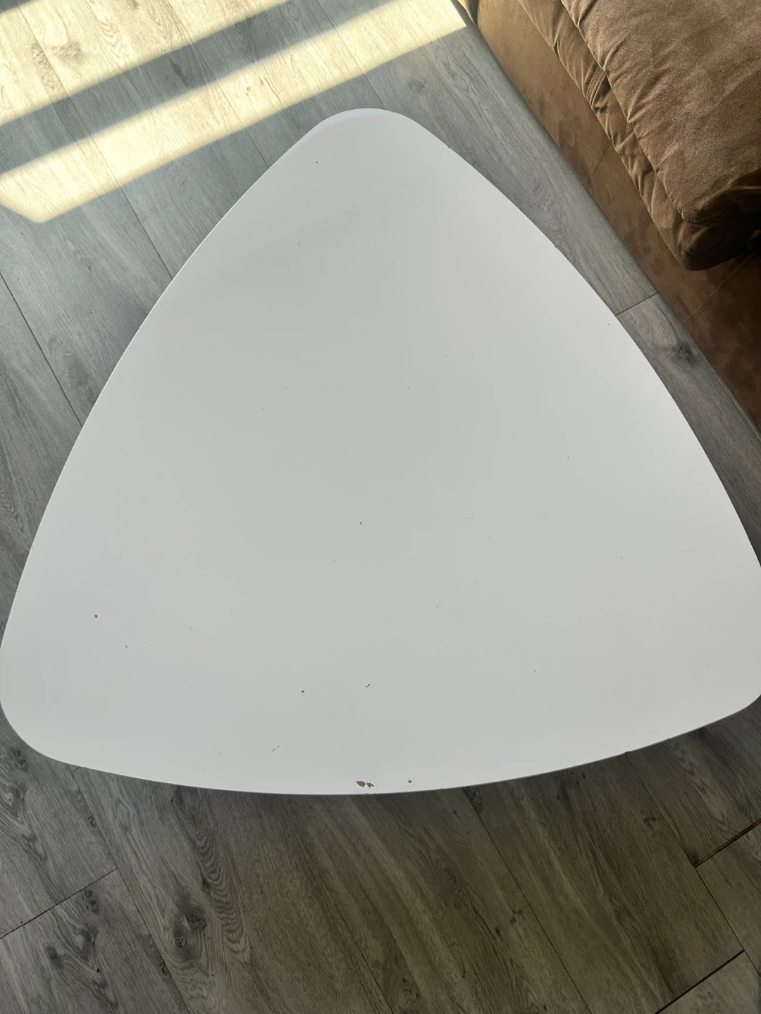 White Triangle Coffee Table