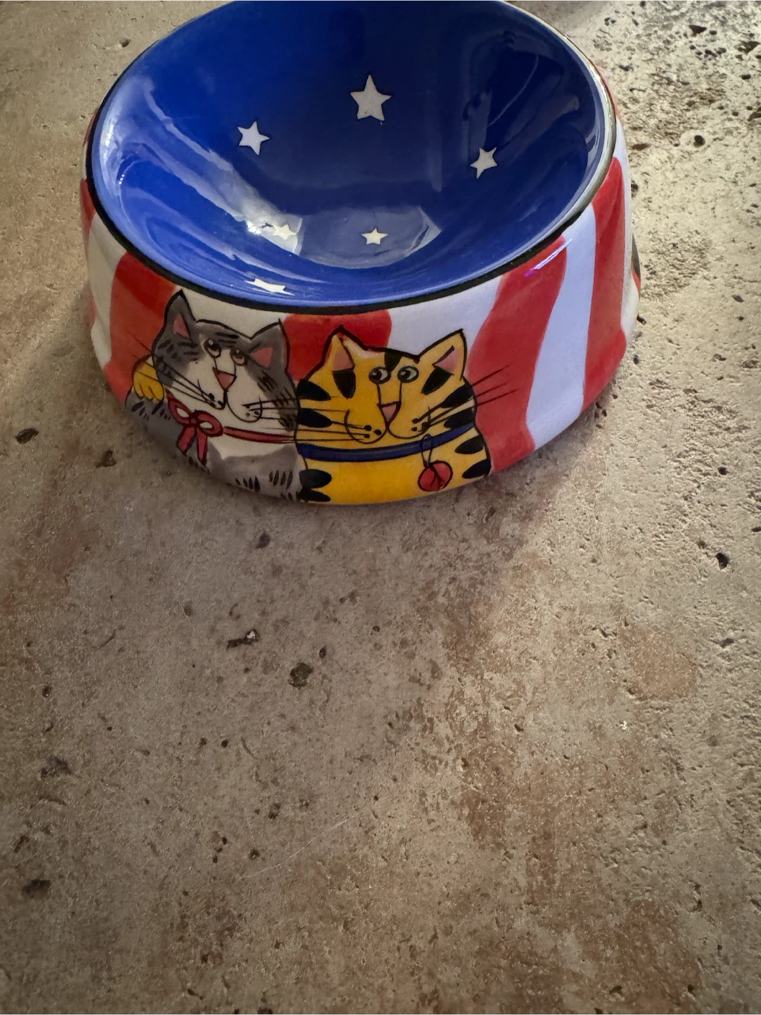 Ceramic Cat Bowl by Catzilia. - photo 2