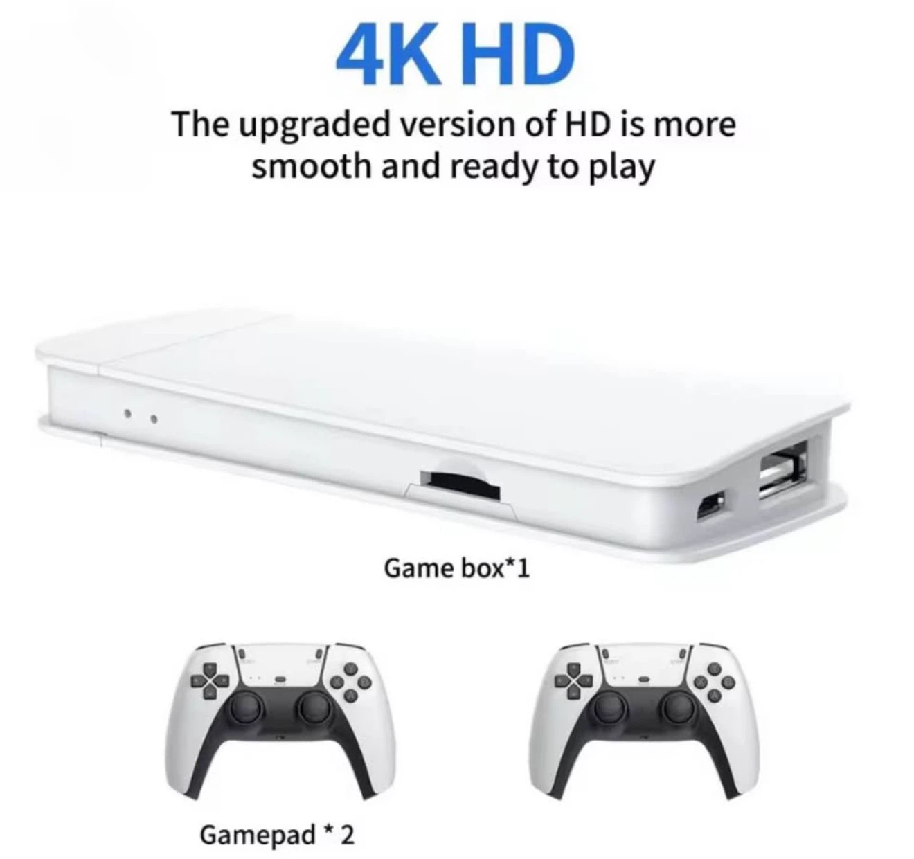 SJGAM M15 Plus 4K HD Game Box with 2 Controllers - photo 2