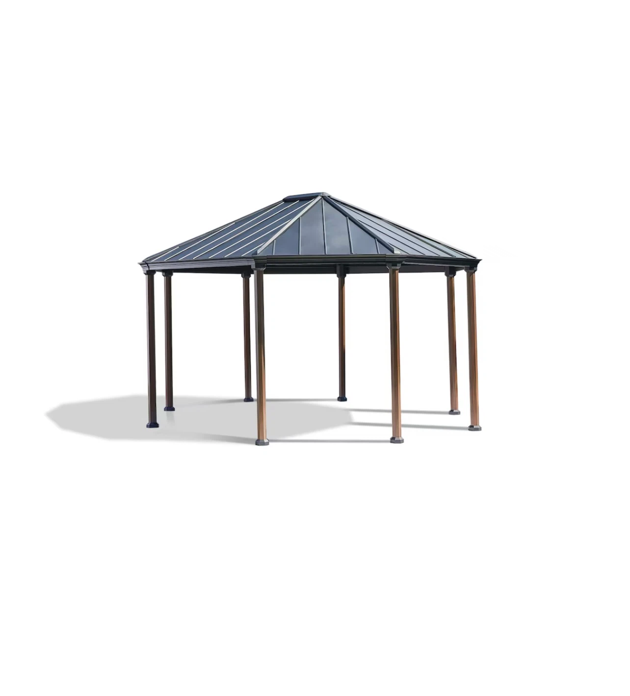 CANVAS Holbrook Octagonal Outdoor Hard-Top Gazebo, 14.5x12.5-ft - photo 2