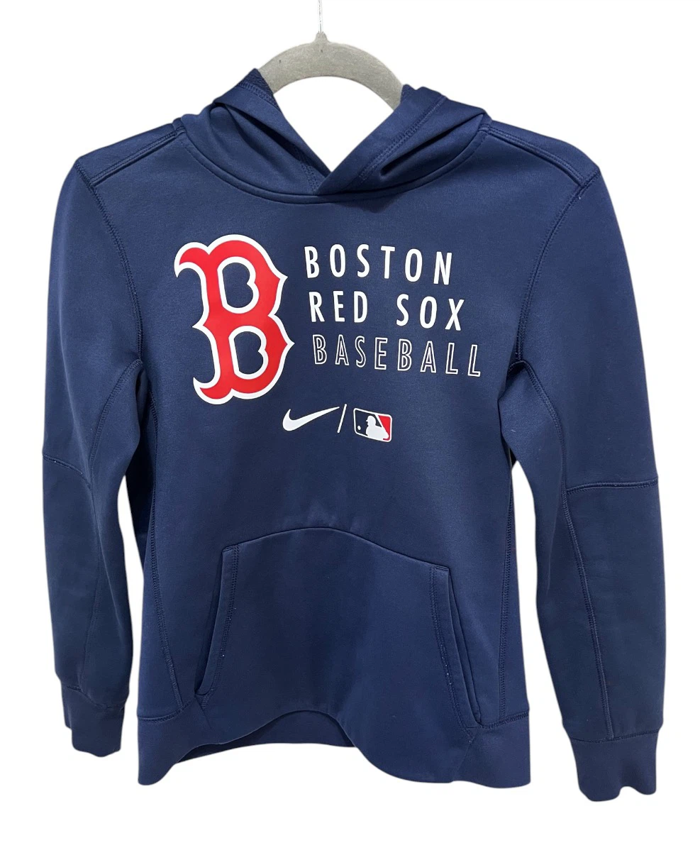 Nike Boston Red Sox MLB Dri-FIT Hoodie – Youth Size M (10/12)