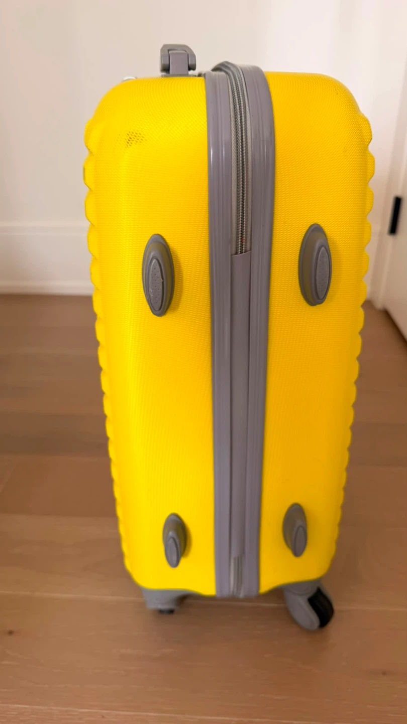 Bright Yellow Hardside Carry-On Suitcase - photo 5