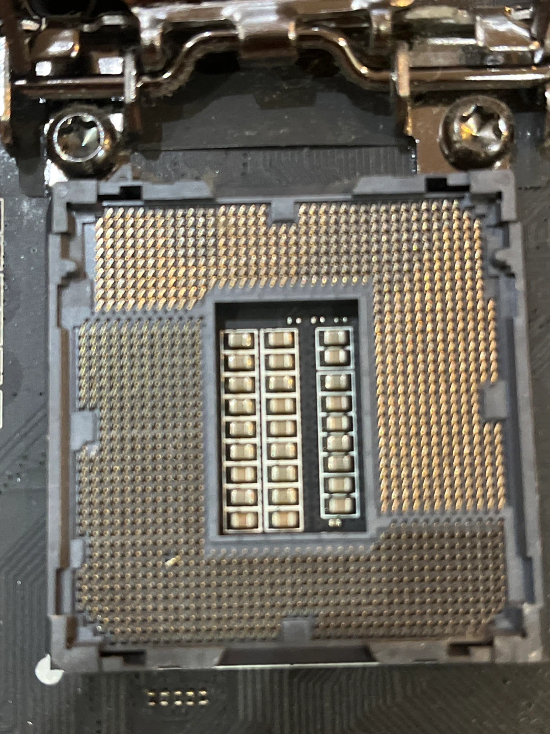 motherboard with cpu and two ram sticks - photo 3