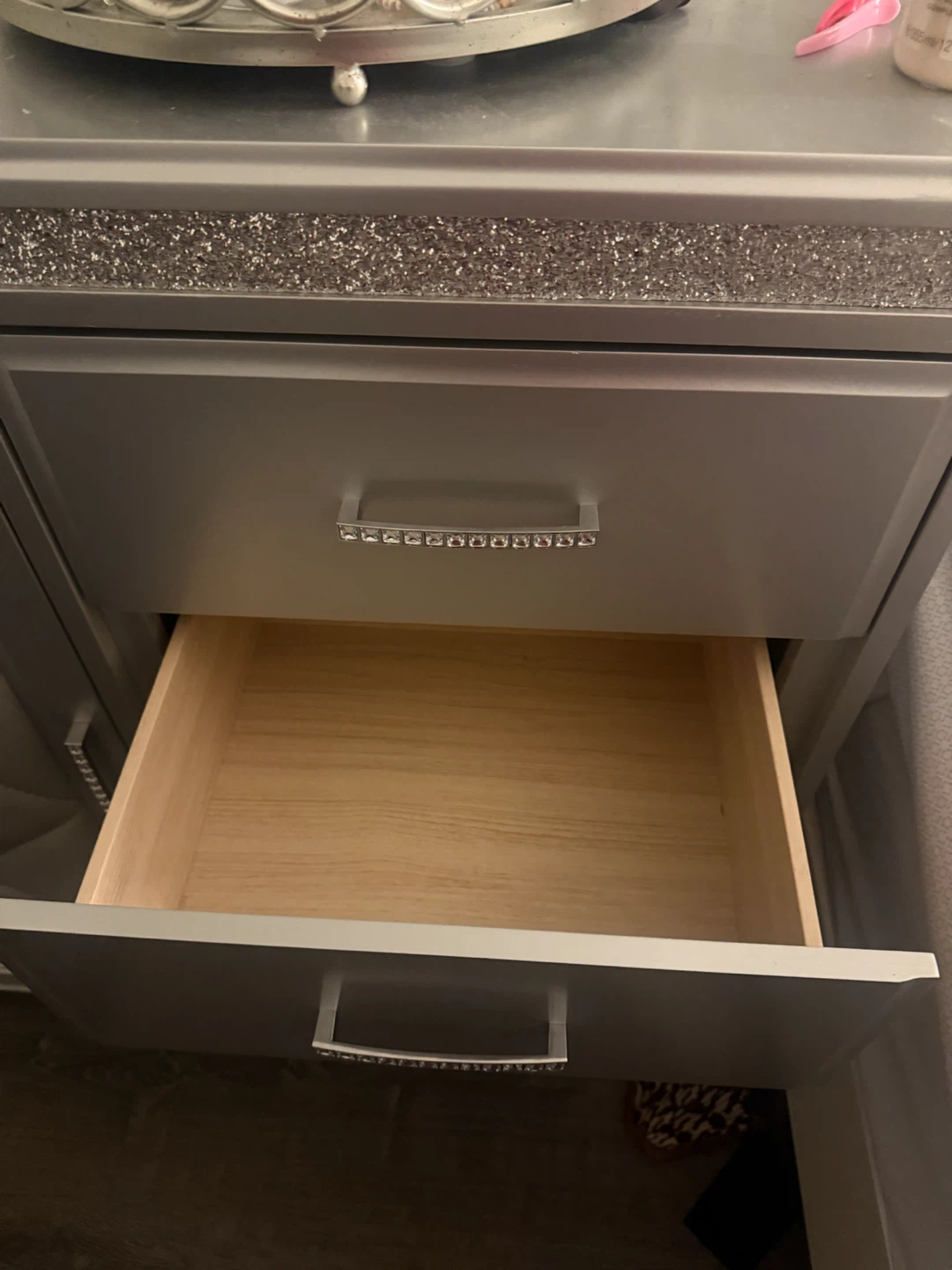 Silver Dresser with Mirrored Top - photo 2
