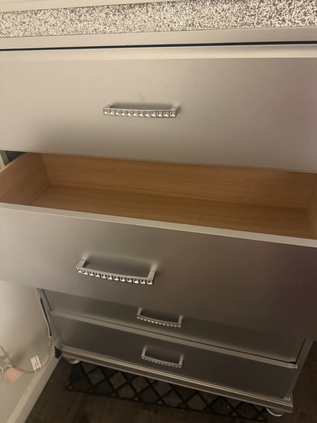 Silver Dresser with Mirrored Top - photo 5