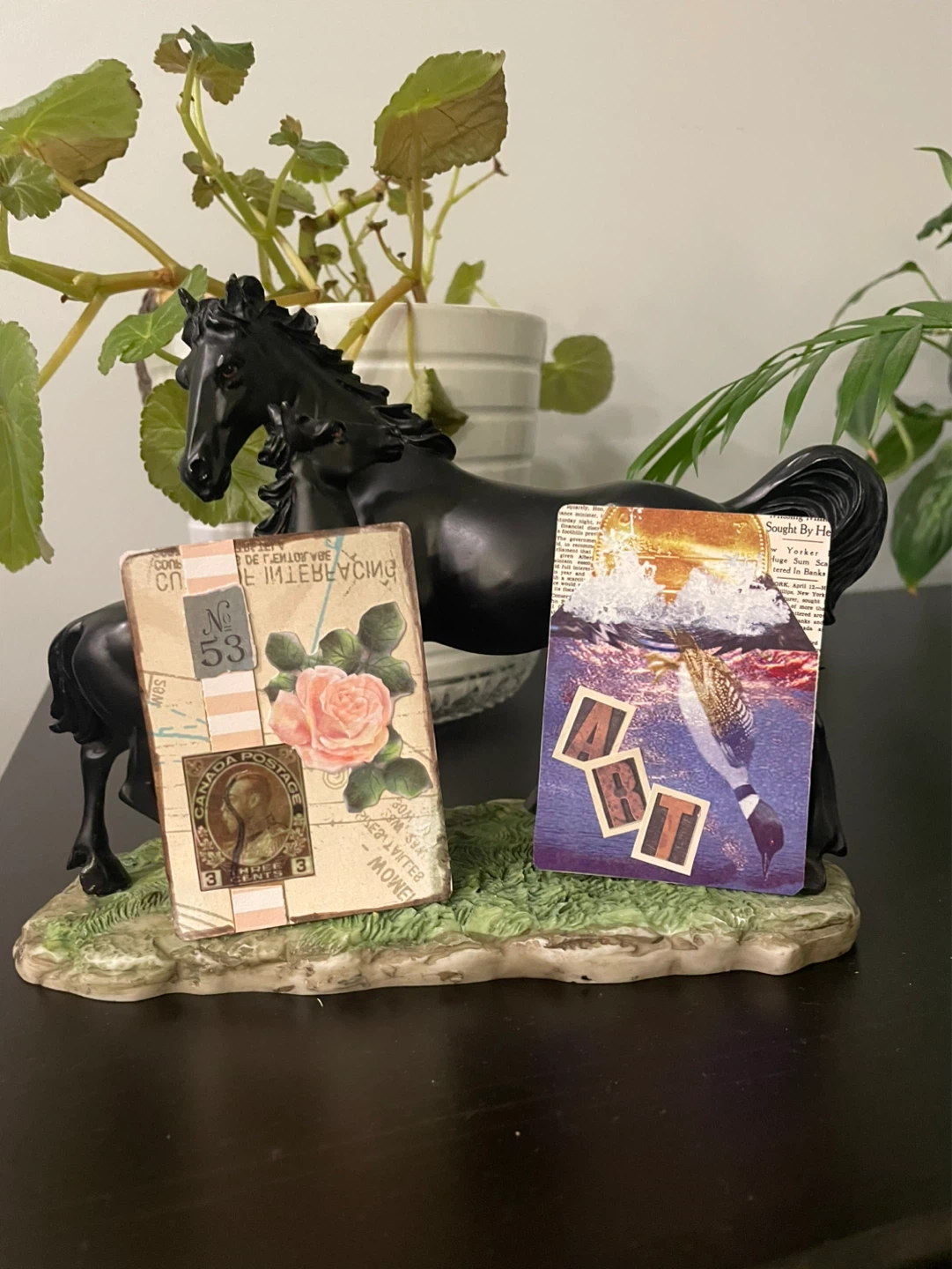 Mixed Media Collage Art Cards - photo 3