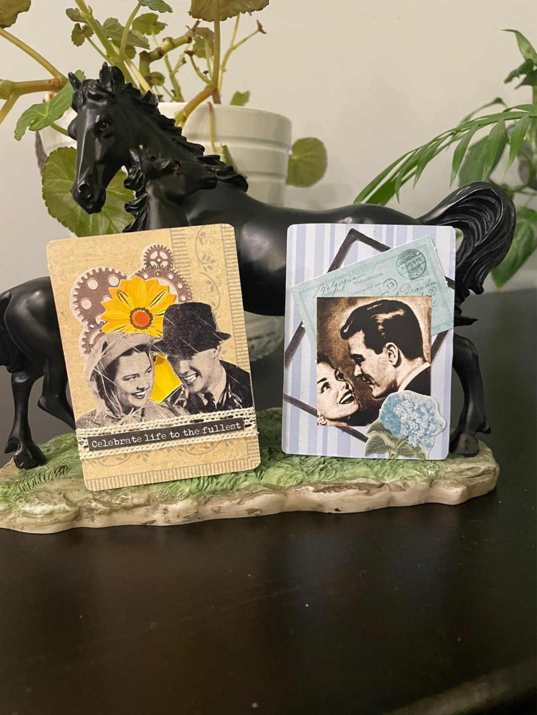 Mixed Media Collage Art Cards - photo 5