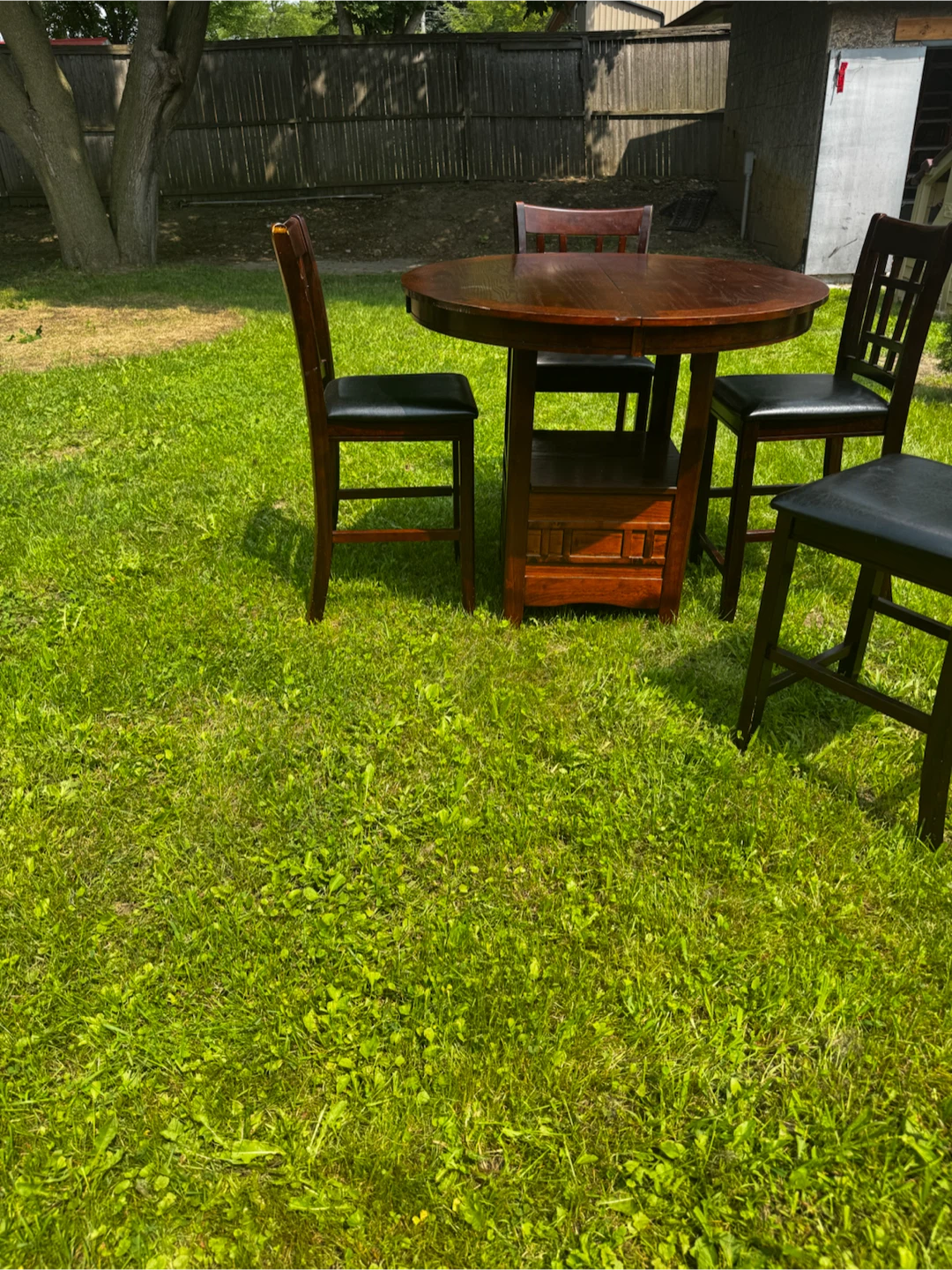 Pub table dining room set - photo 3