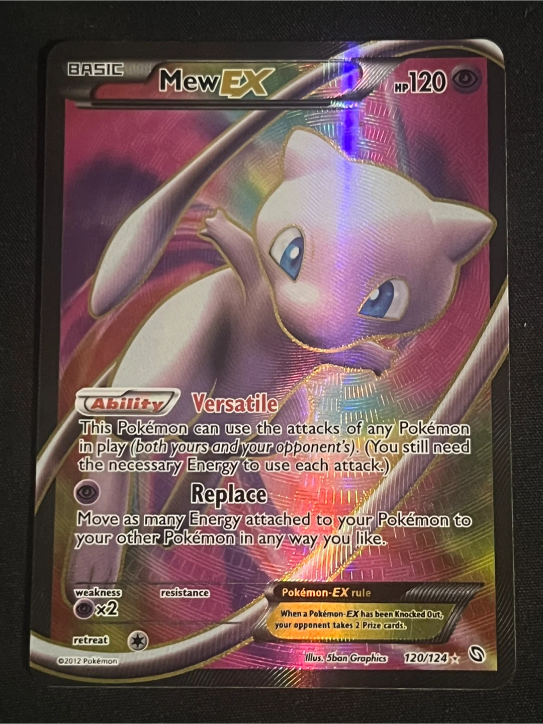 Pokemon Mew EX Trading Card