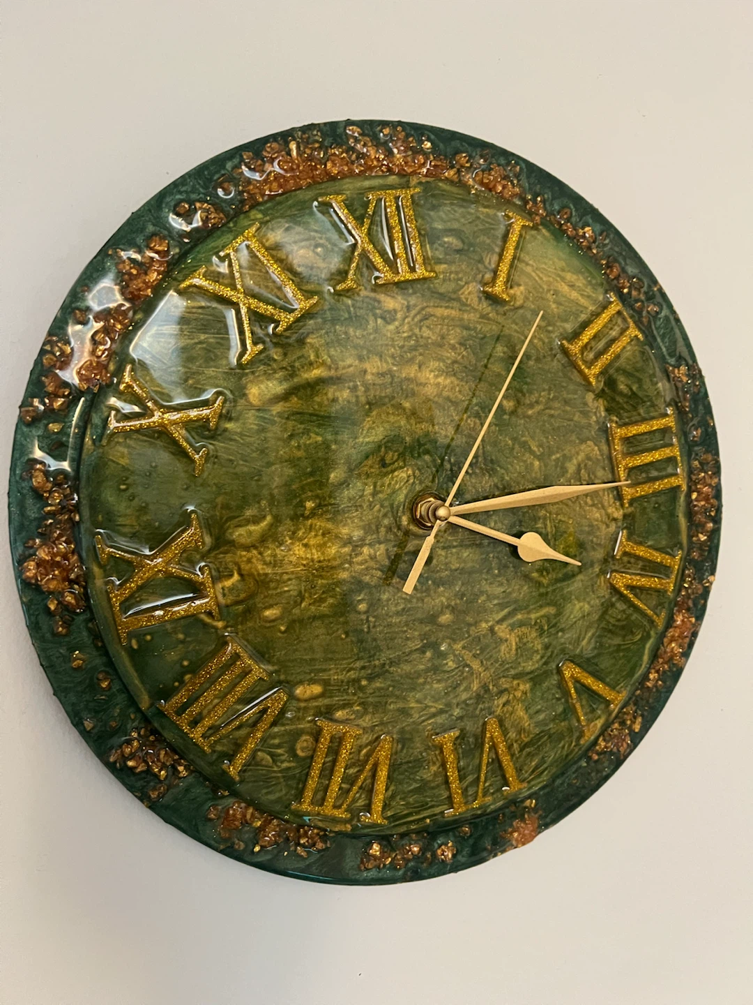 Resin Roman Numeral Wall Clock