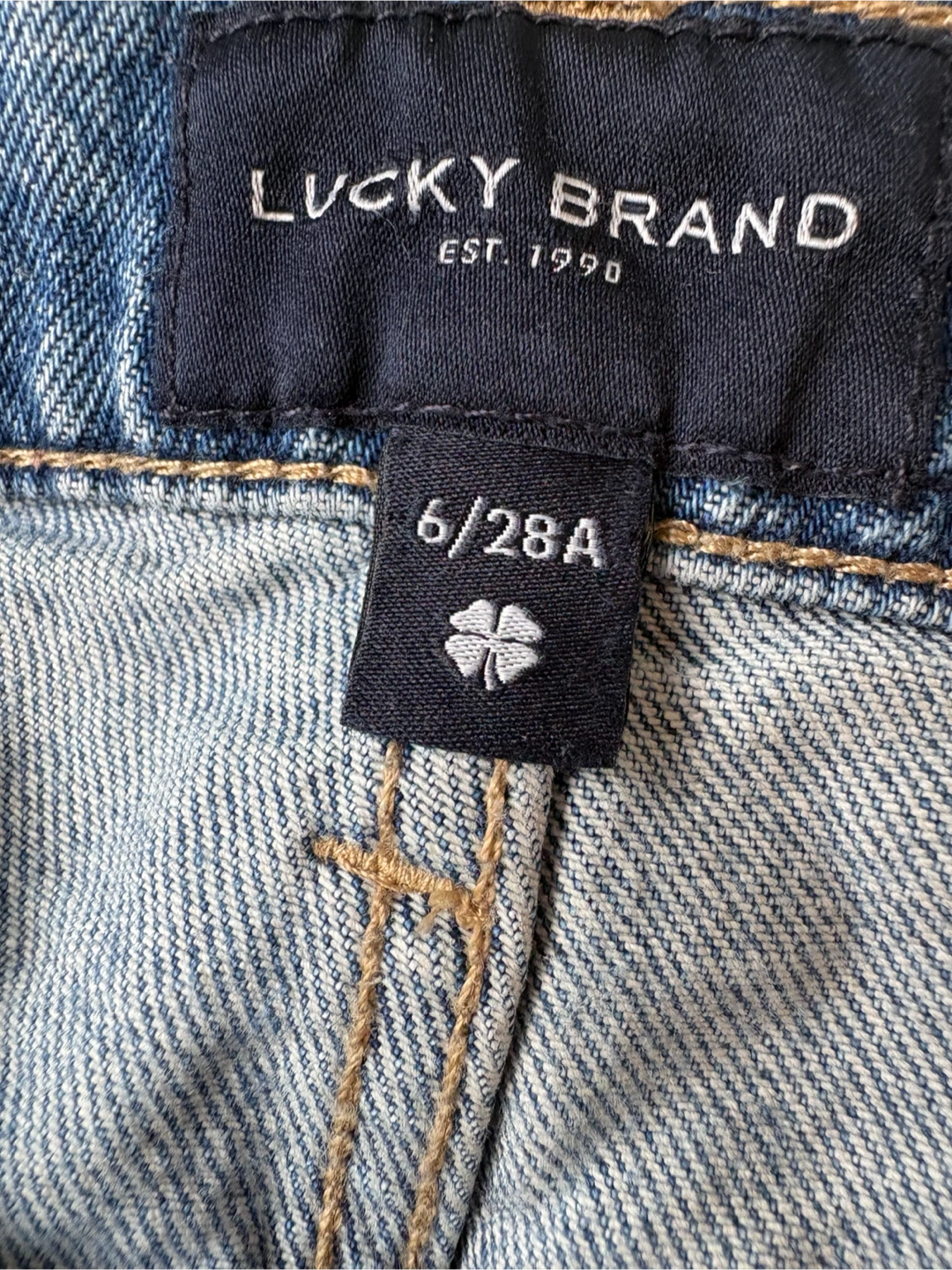 Lucky Brand Distressed Butterfly Jeans - photo 2