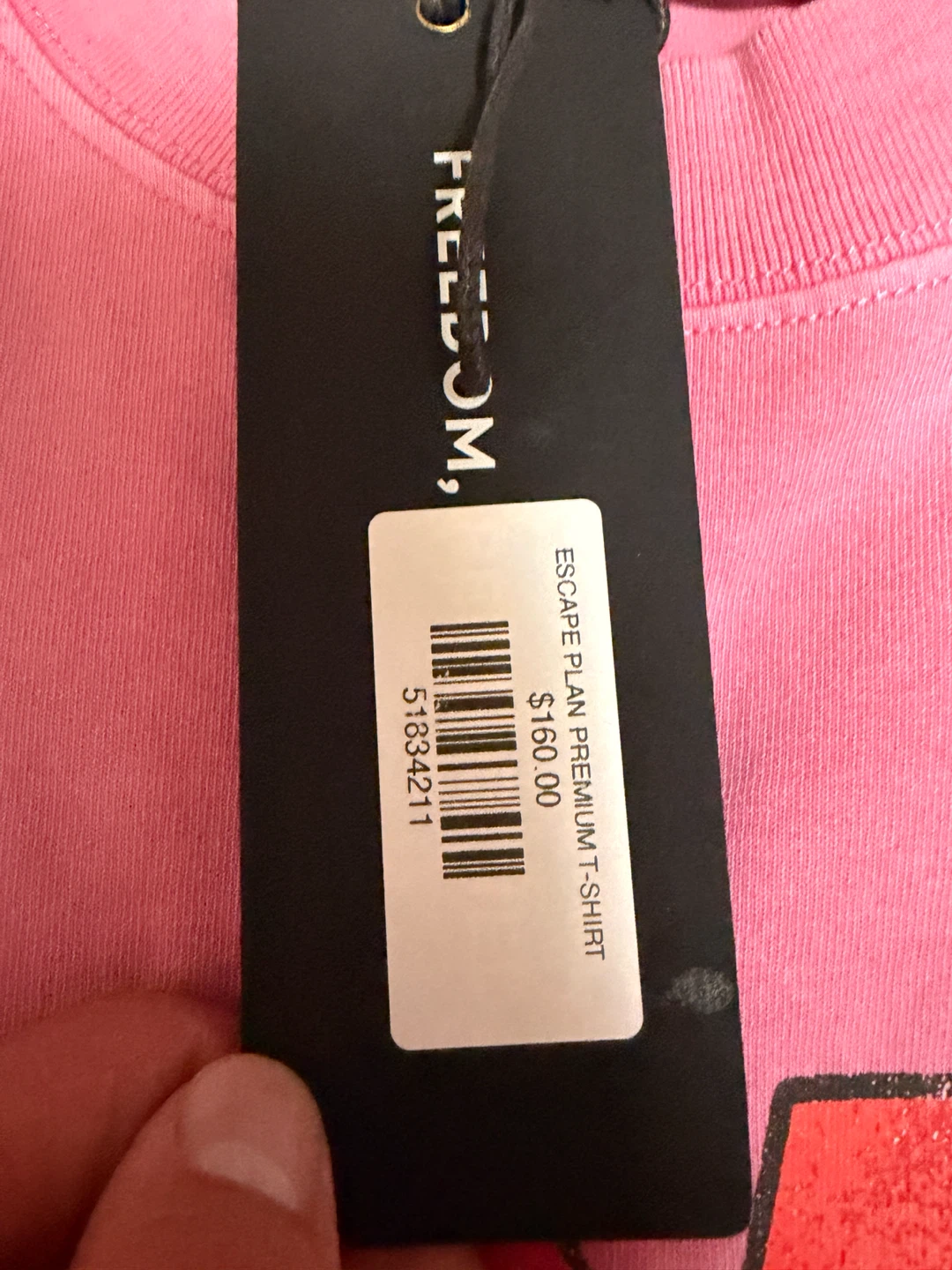 Escape Plan Pink Graphic T-Shirt Large - photo 3