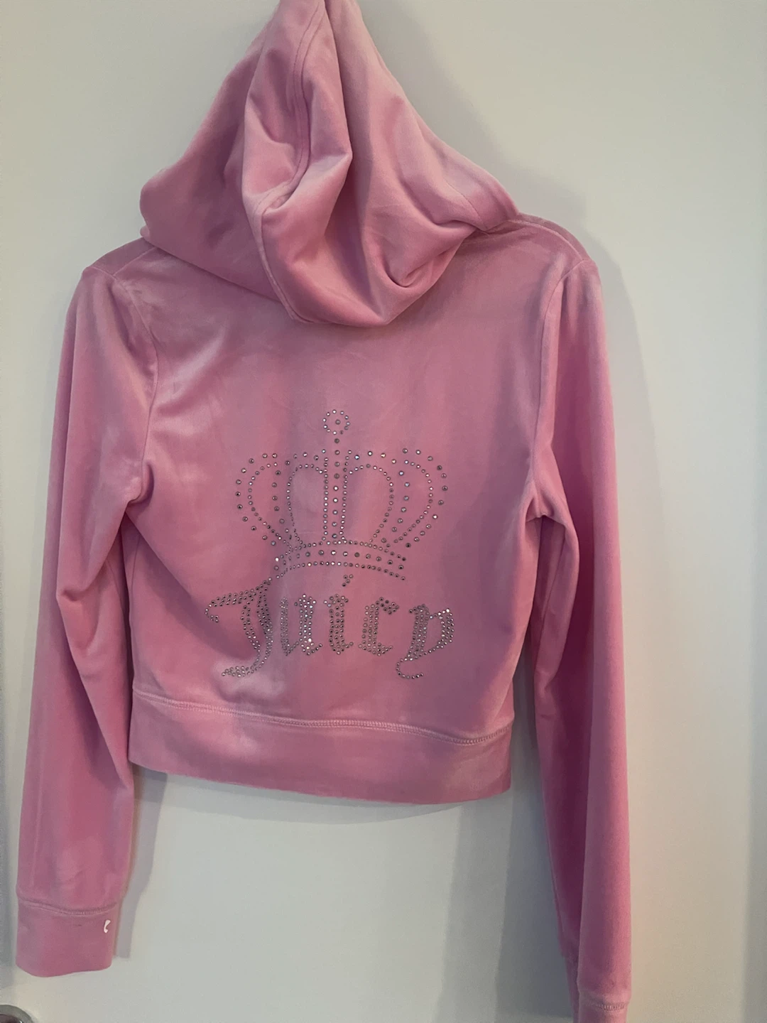 Juicy Couture Pink Velour Track Jacket - photo 3