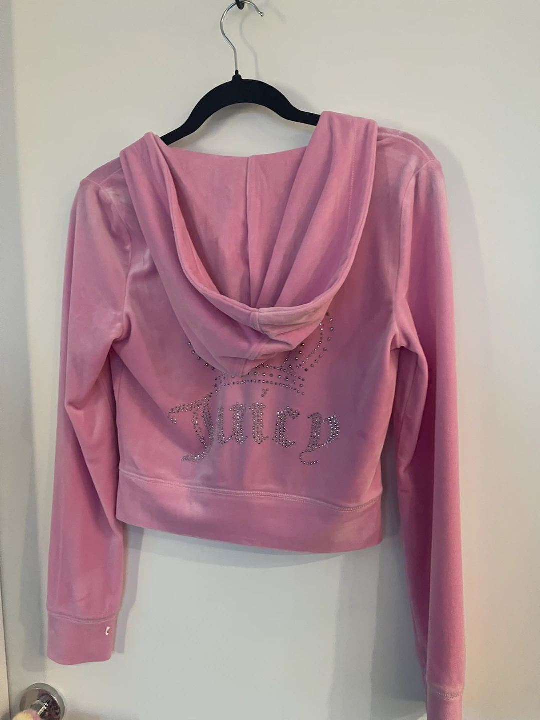 Juicy Couture Pink Velour Track Jacket - photo 4