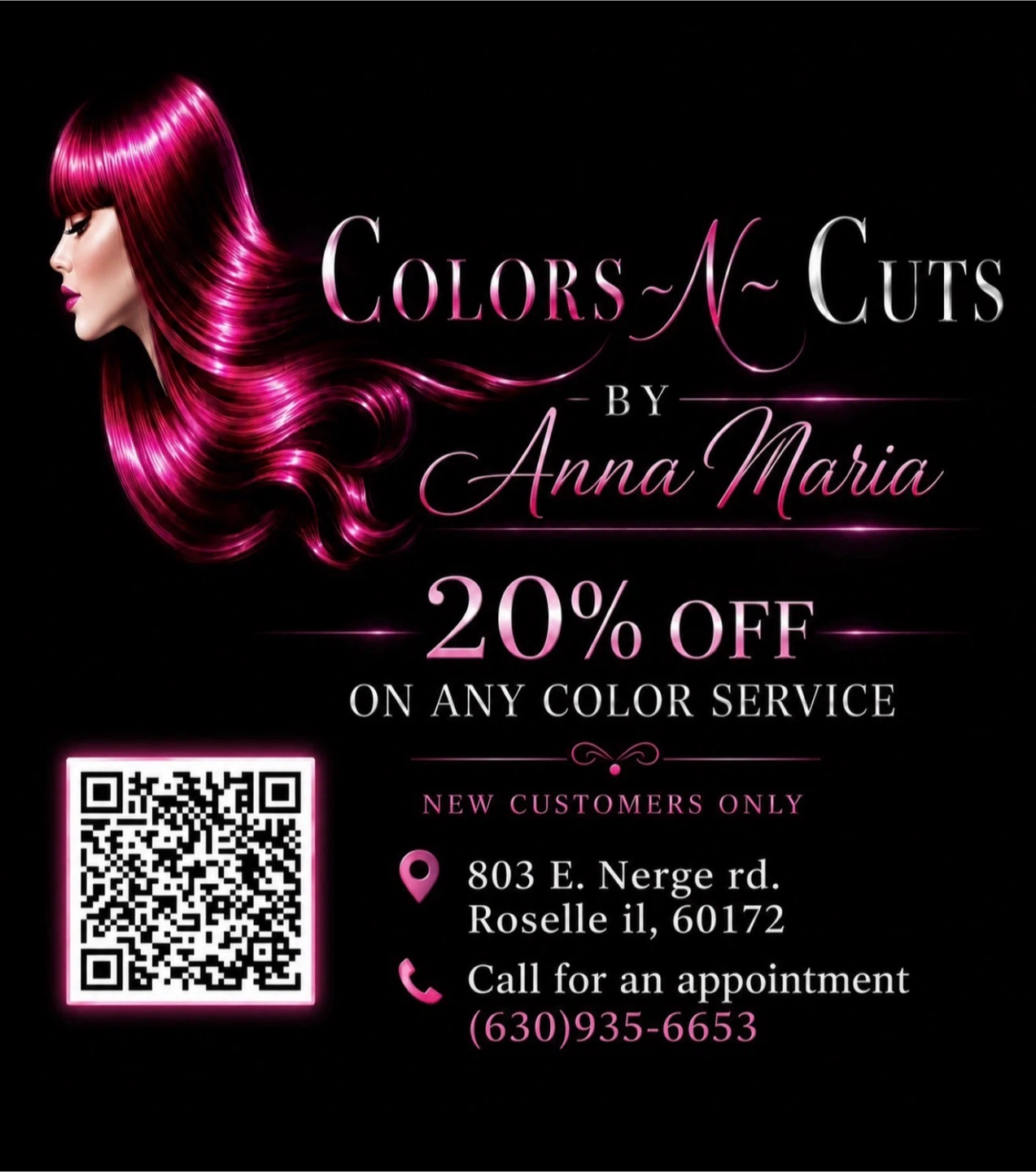 20% Off Color Service at Colors ~N~ Cuts by Anna Maria
