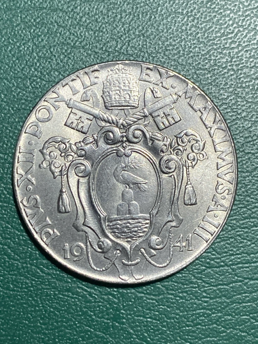 Vatican City 2 Lire Coin 1941 - photo 2