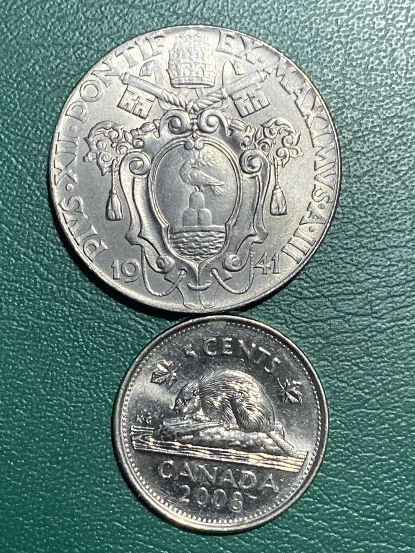 Vatican City 2 Lire Coin 1941 - photo 3