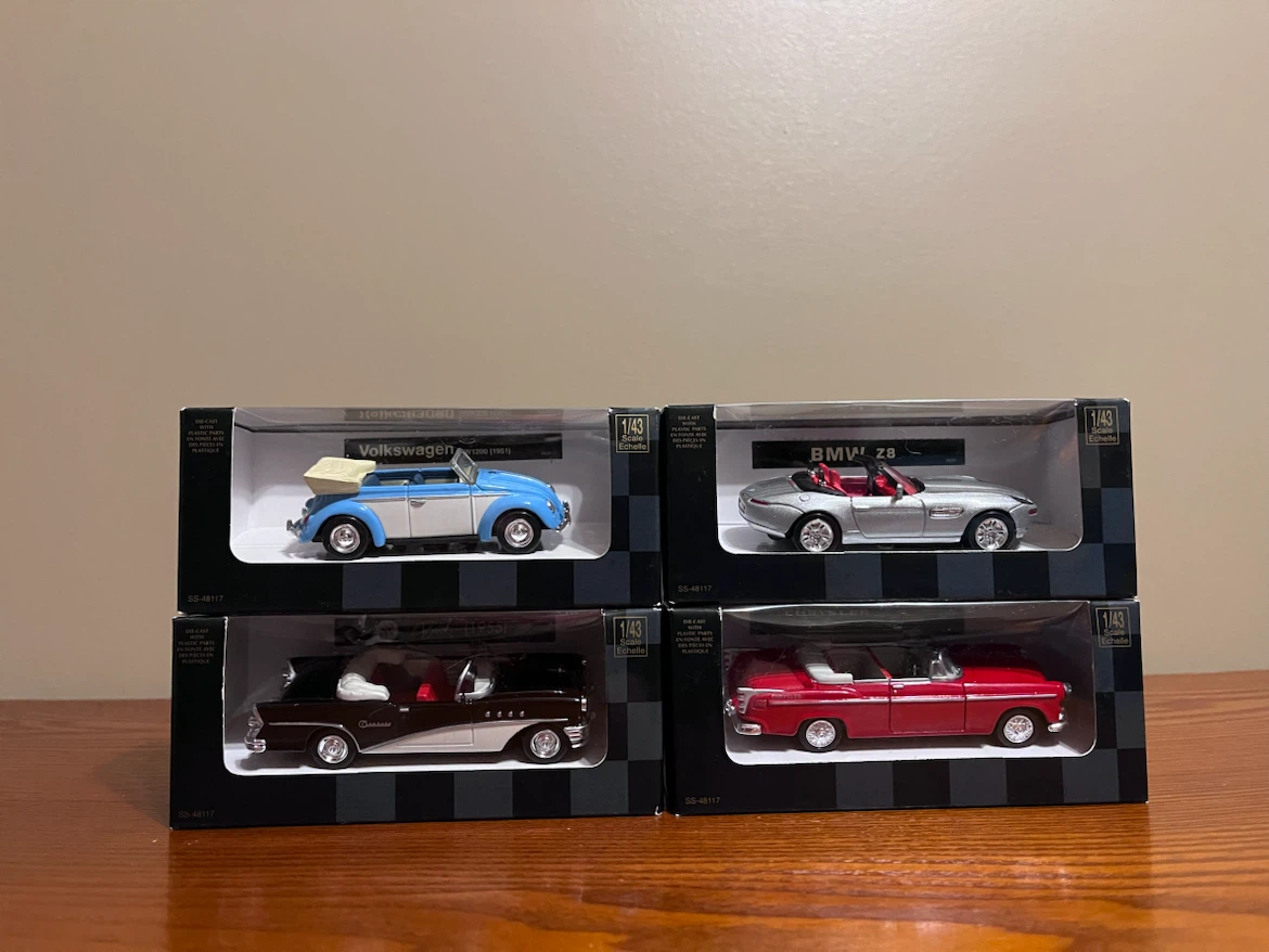 VINTAGE (2001) CITY CRUISER VEHICLES (1:43 Scale diecast)