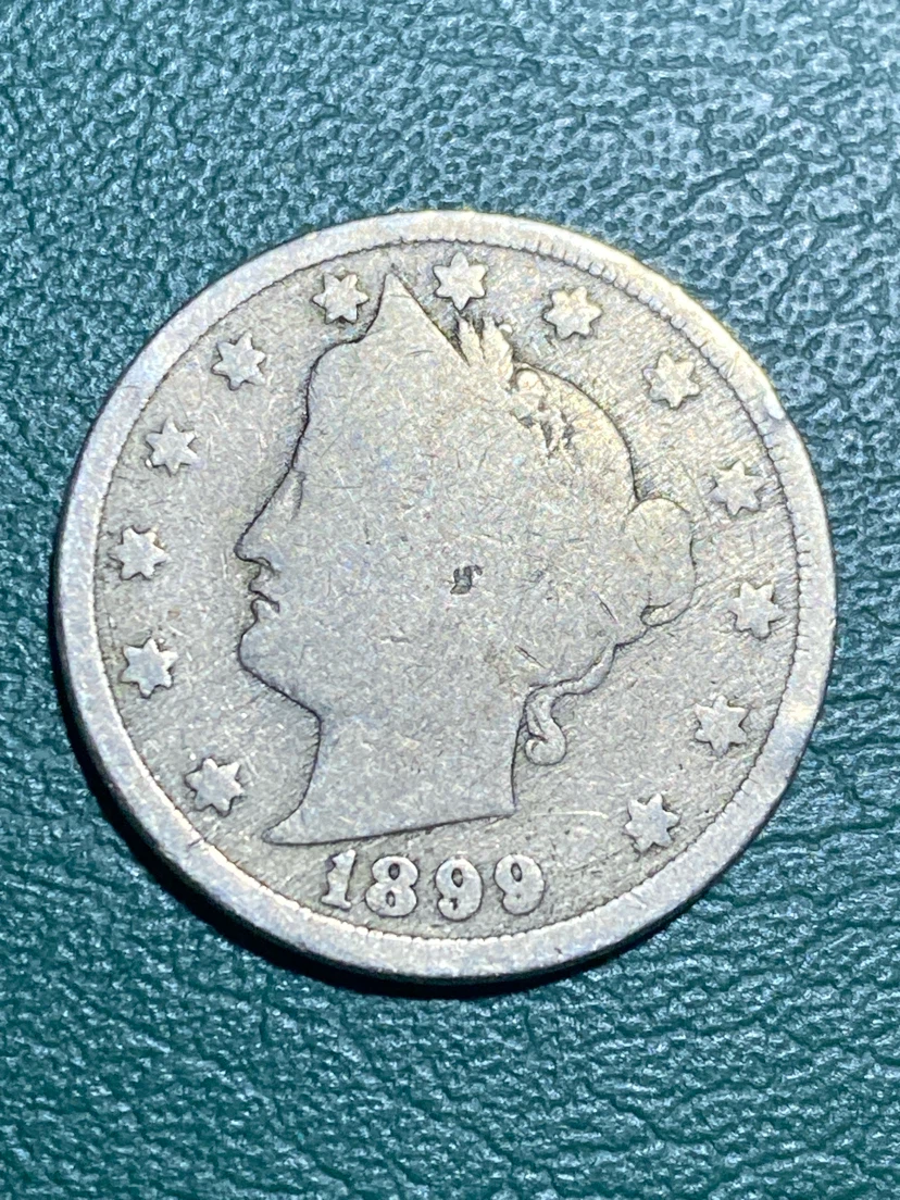 1899 US V Nickel Coin