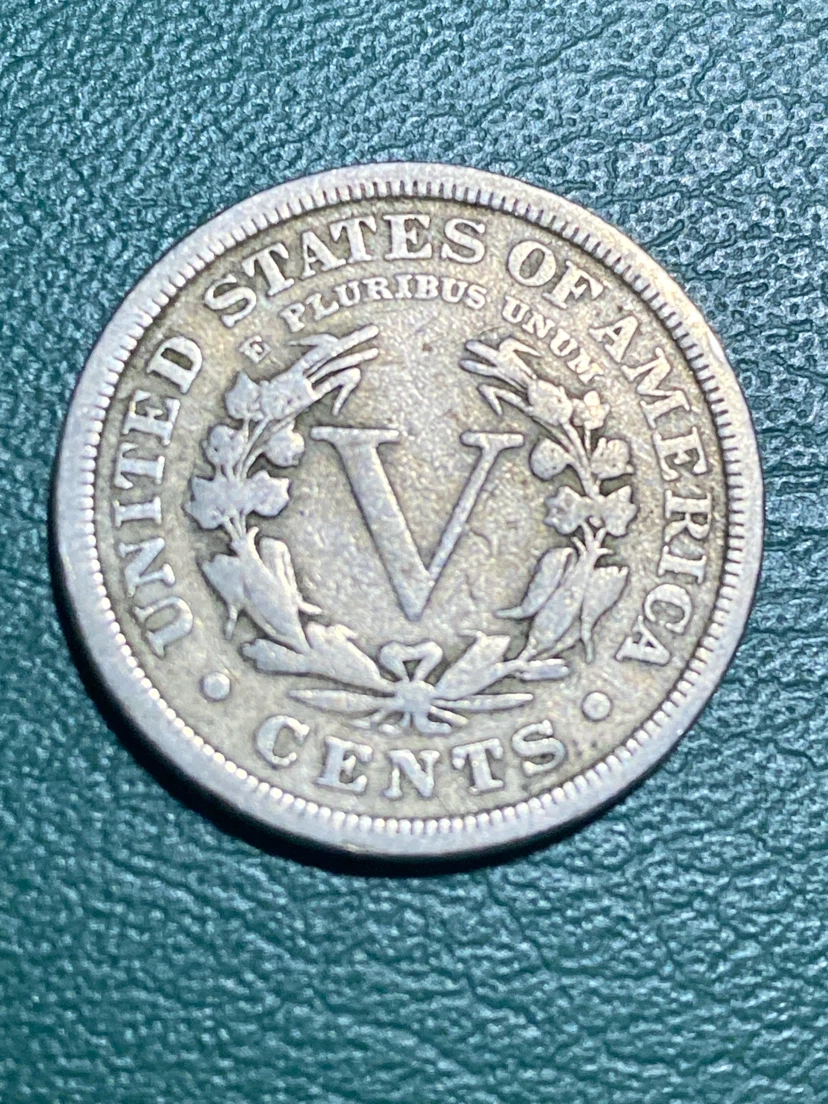 1912 Liberty Head V Nickel Five Cents Coin - photo 2