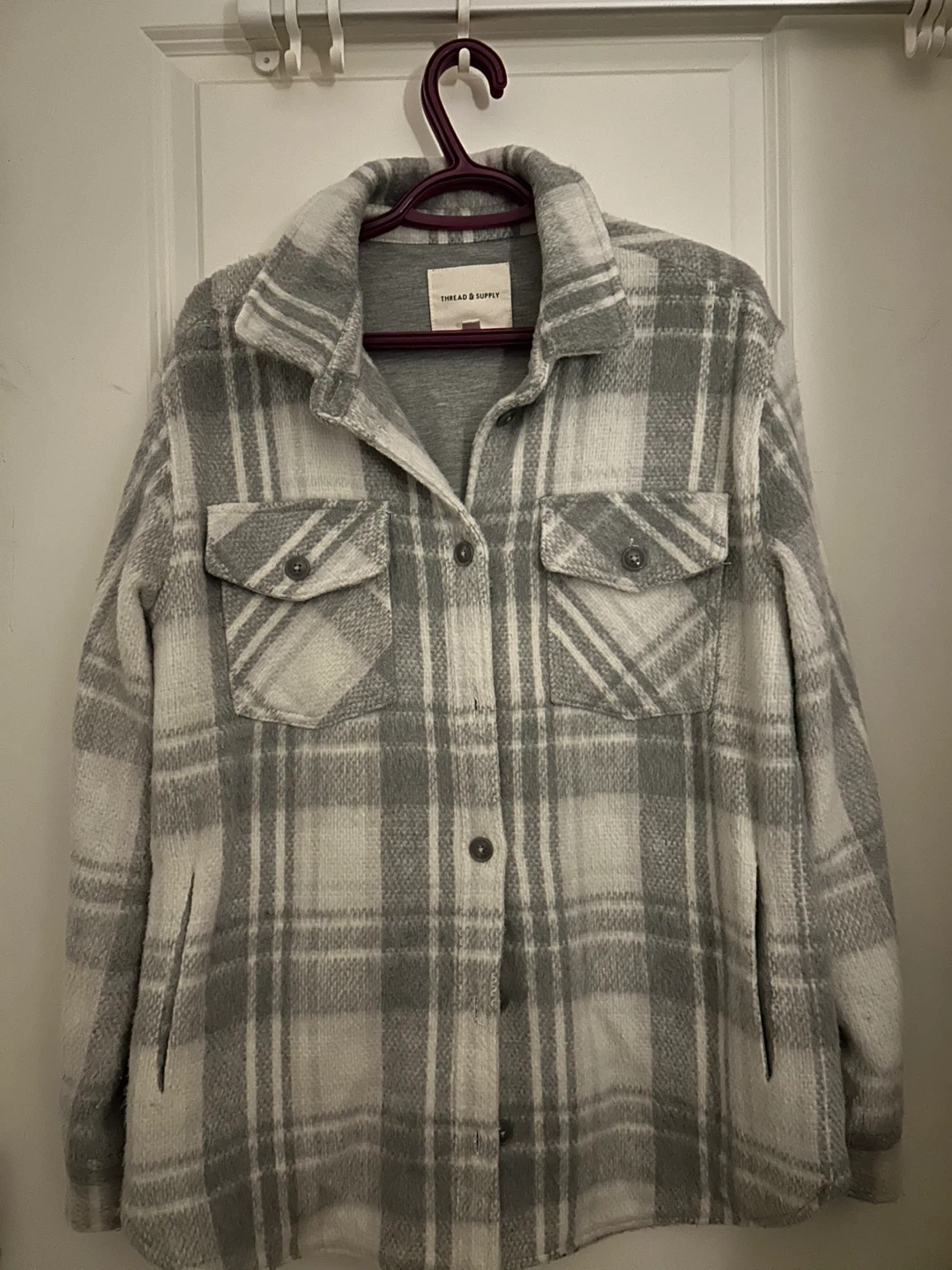 Thread & Supply Plaid Shirt Jacket
