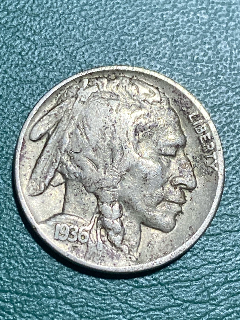 1936 Buffalo Nickel - Five Cents