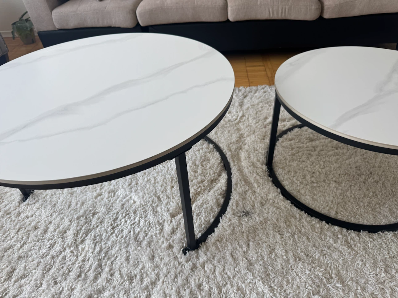 Set of 2 Round Coffee Tables - photo 3