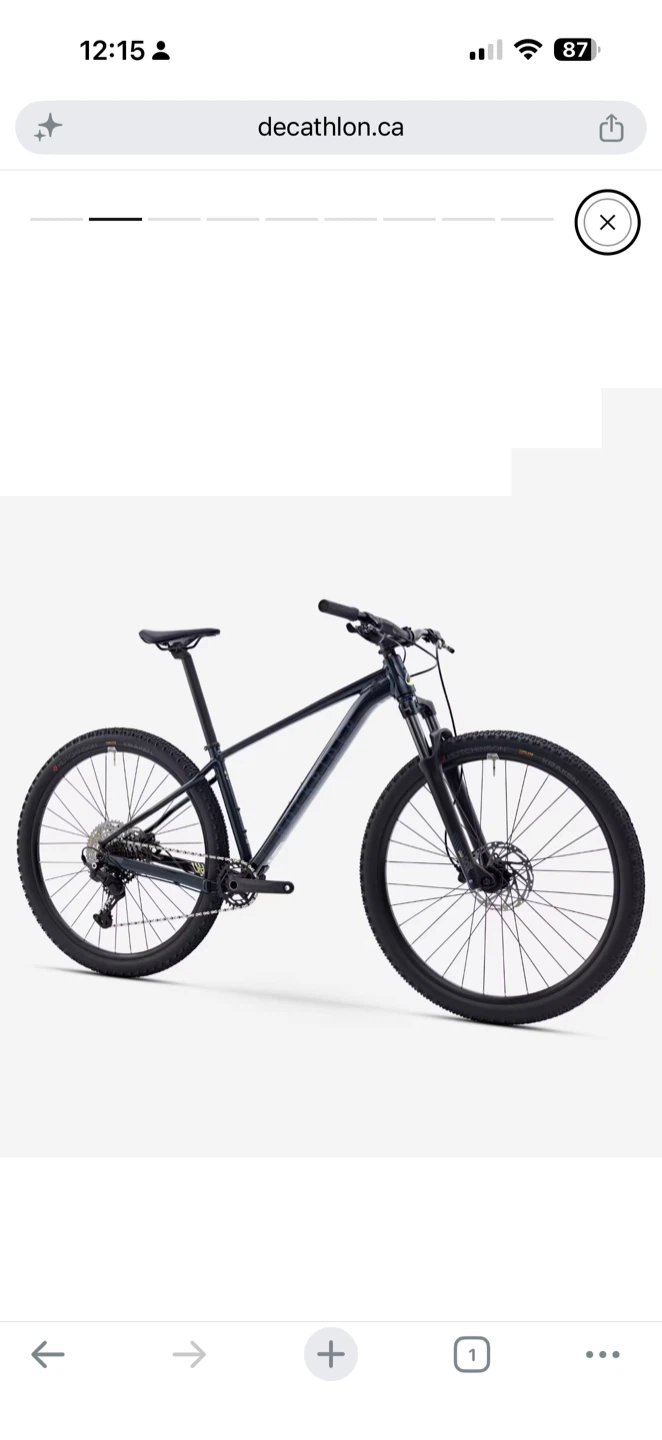 2 months Grey ROCKRIDER 29" Touring Mountain Bike Explore 500 - photo 2