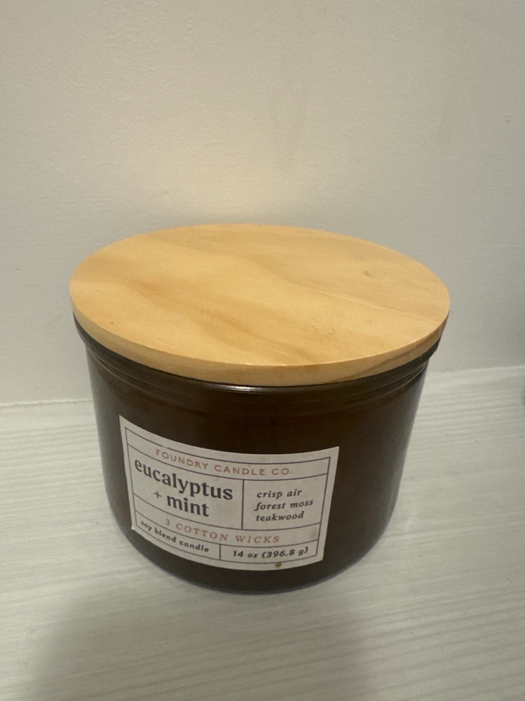 Foundry Candle Co. Eucalyptus + Mint Soy Blend Candle 14 oz