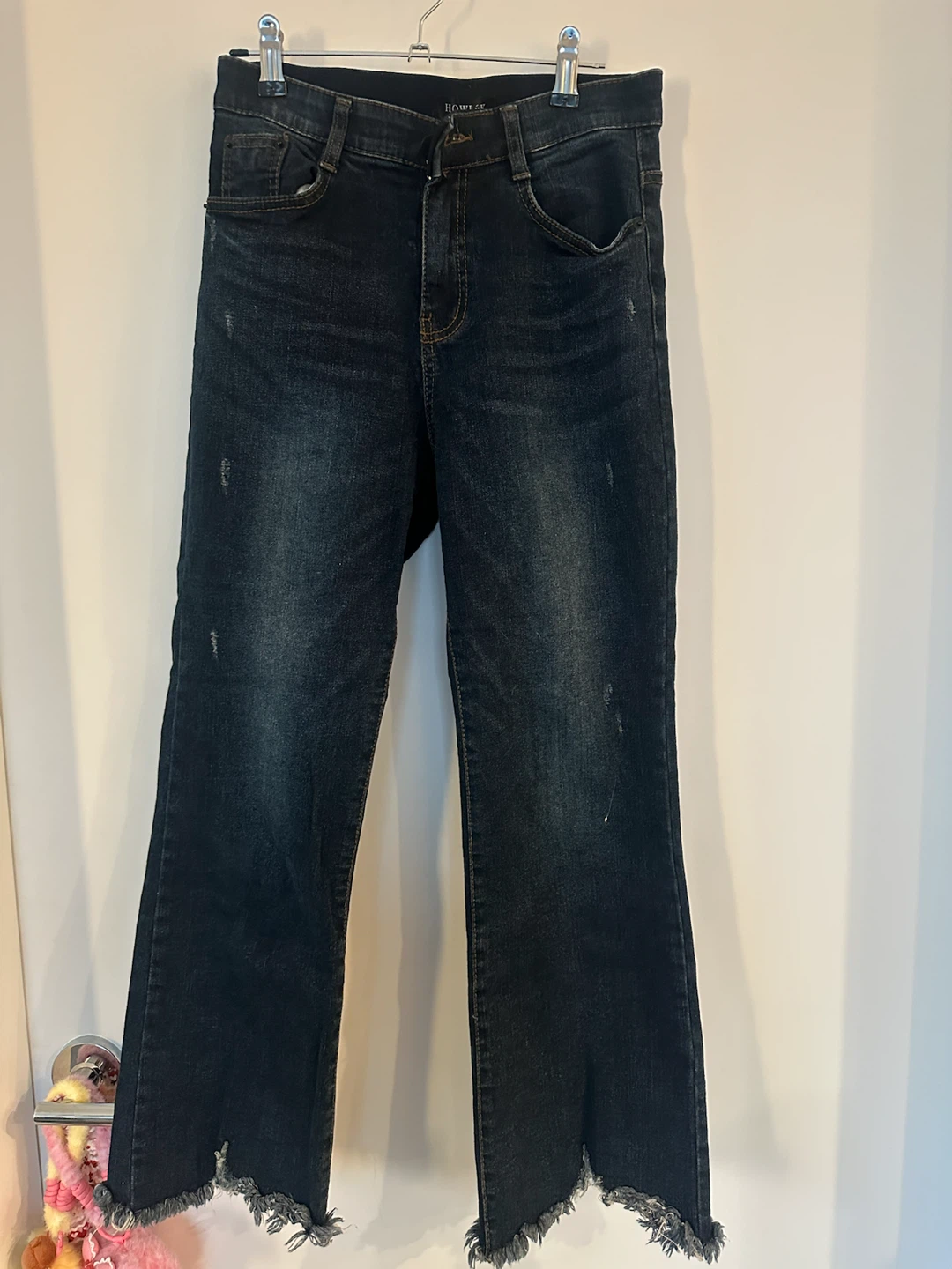 HOWL&SEAT Women's Dark Wash Flare Jeans
