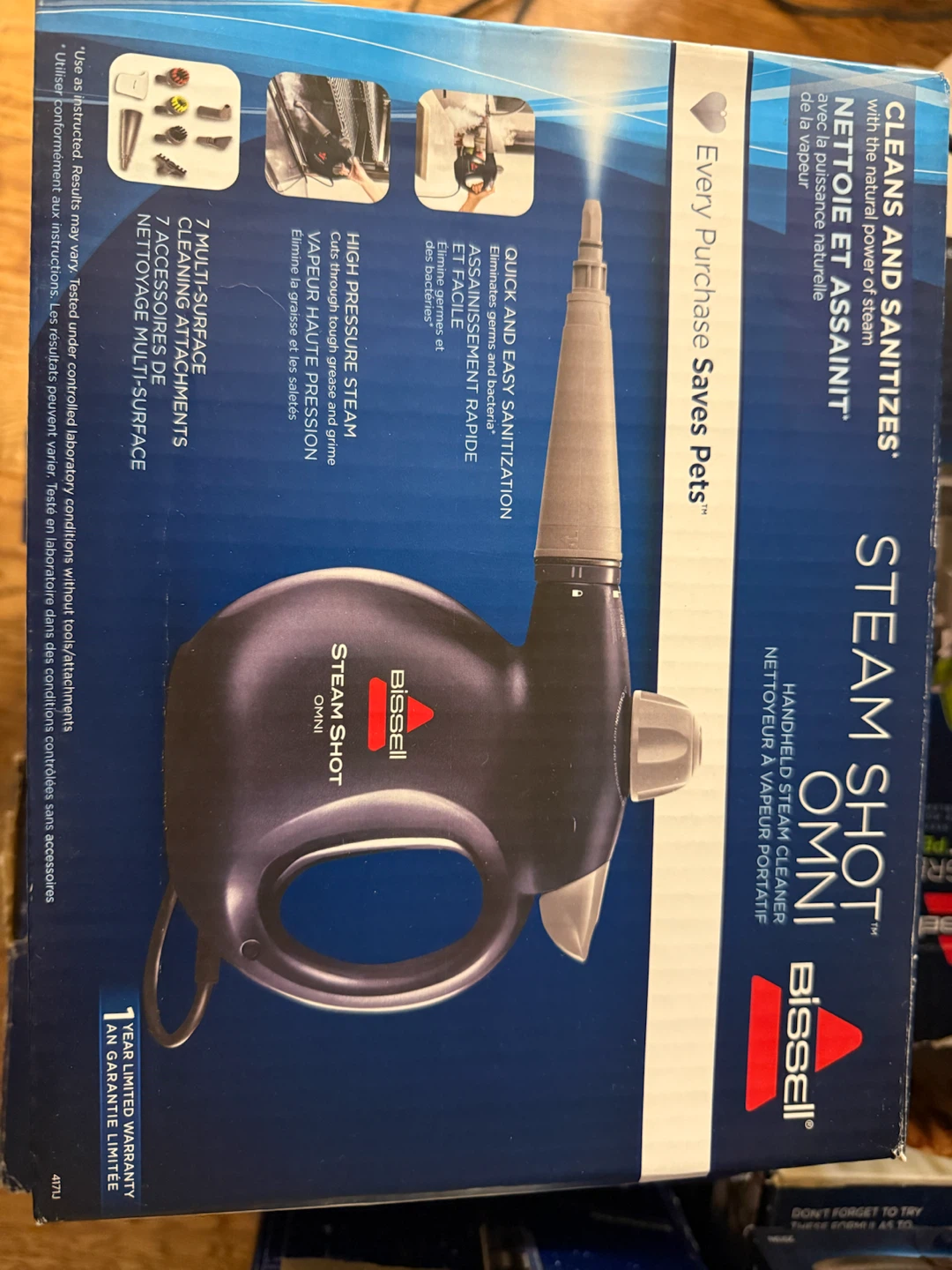 Bissell Steam Shot Omni Handheld Steam Cleaner - photo 2
