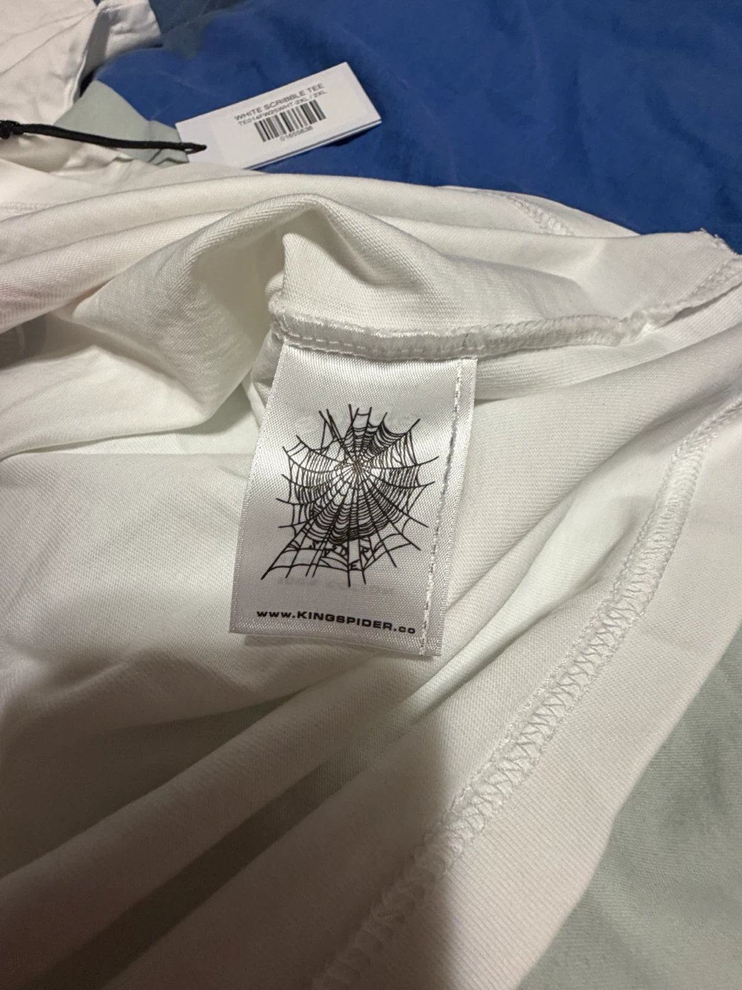 Sp5der White Scribble Tee XXL - photo 5